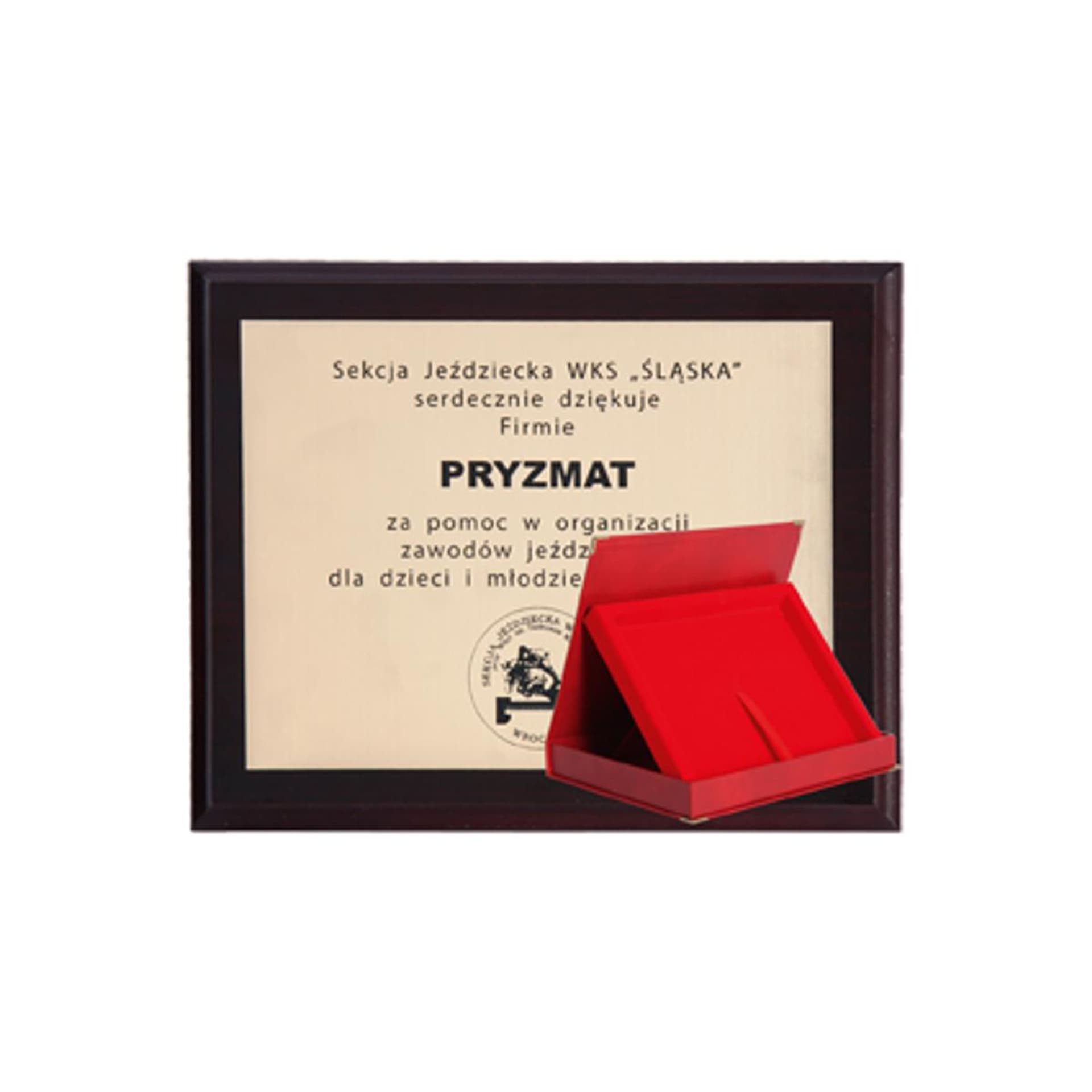 

Podkład z tworzywa sztucznego z laminatem grawerowany + etui 275x220 mm