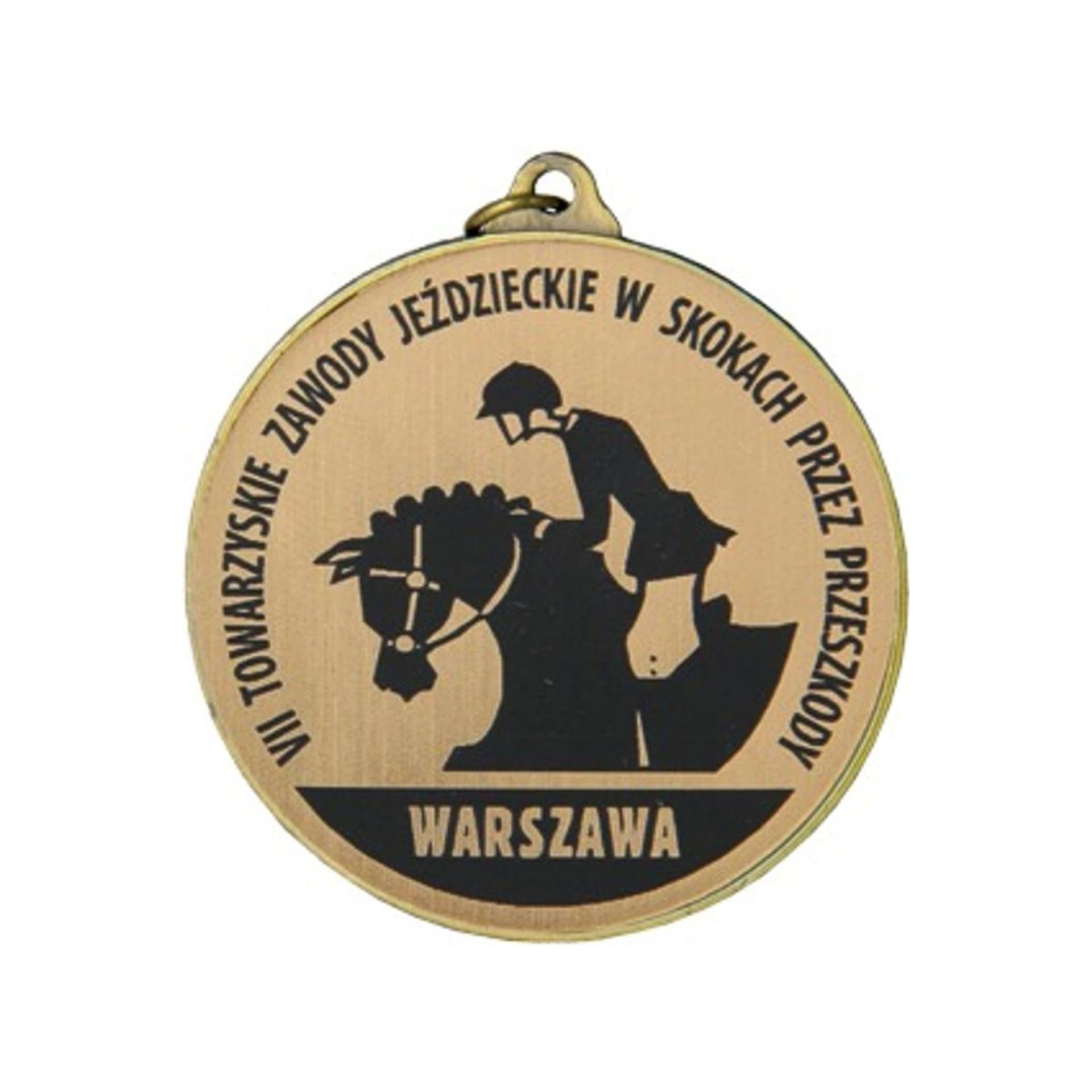 

Medal złoty ogólny z miejscem na emblemat 25 mm - medal stalowy z grawerem na laminacie