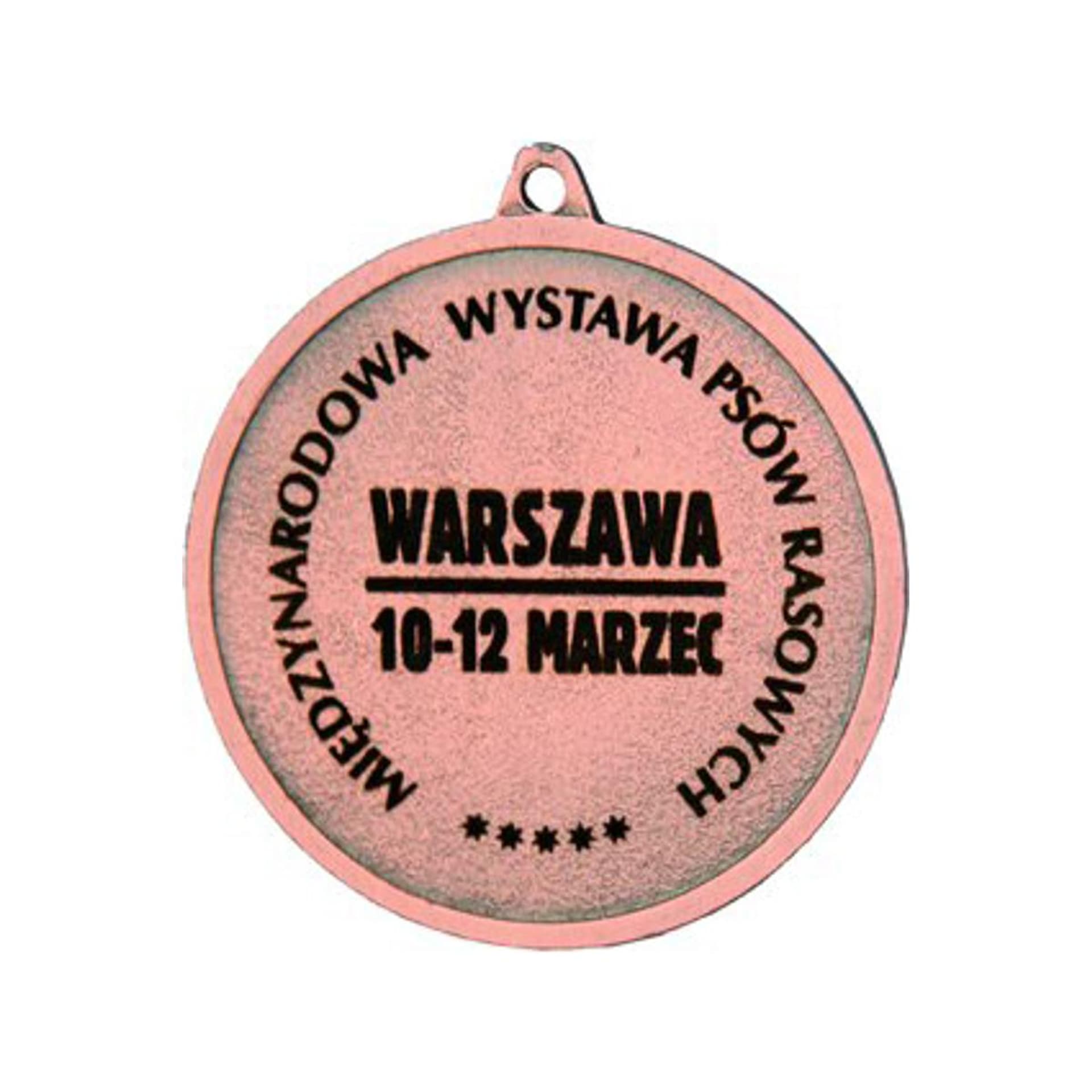 

Medal brązowy ogólny z miejscem na emblemat 25 mm - medal stalowy grawerowany laserem- RMI