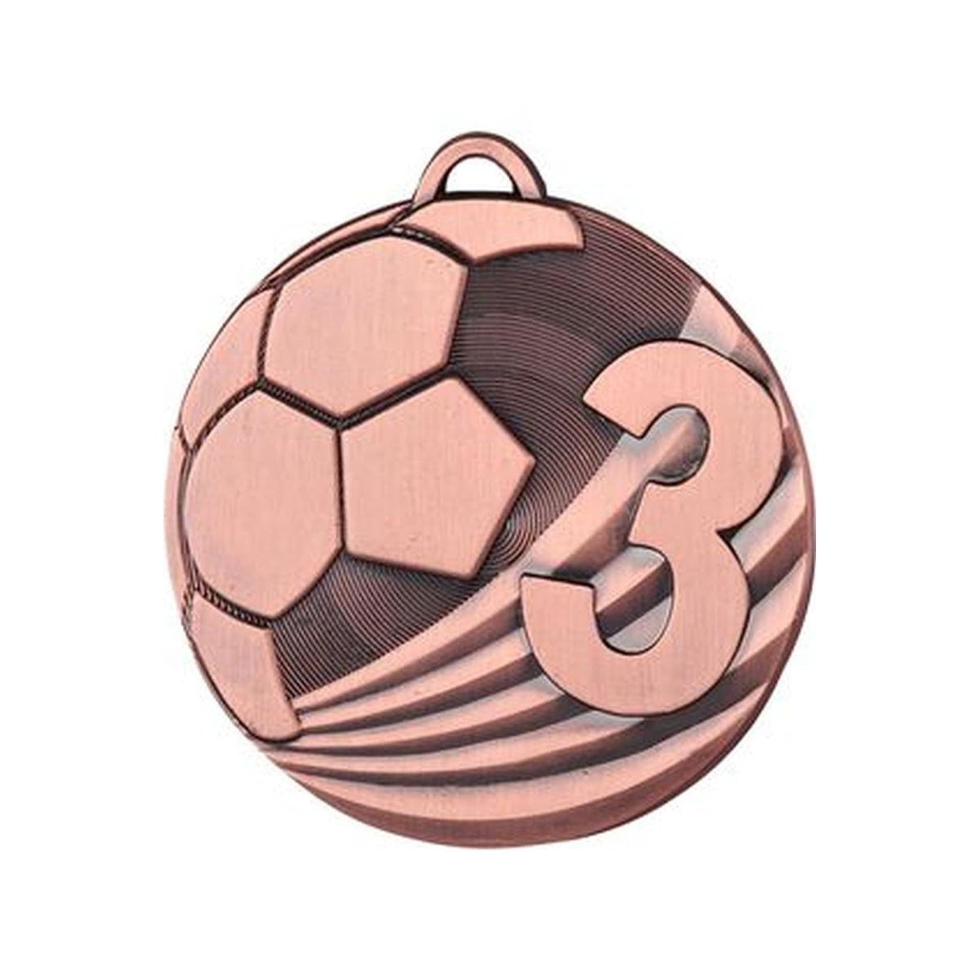 

Medal zamak brązowy piłka nożna
