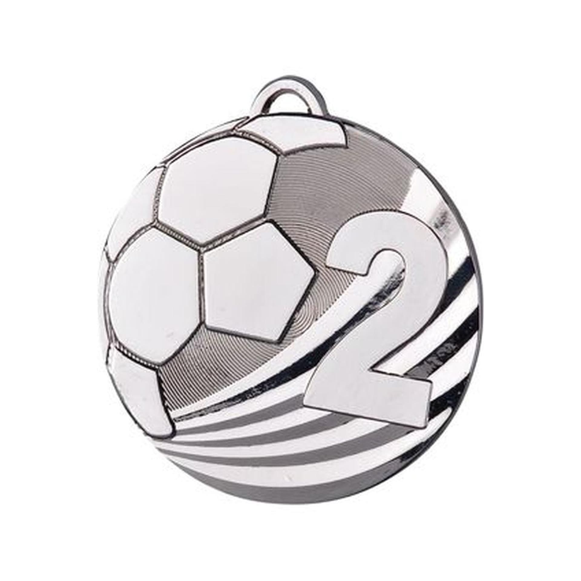 

Medal zamak srebrny piłka nożna