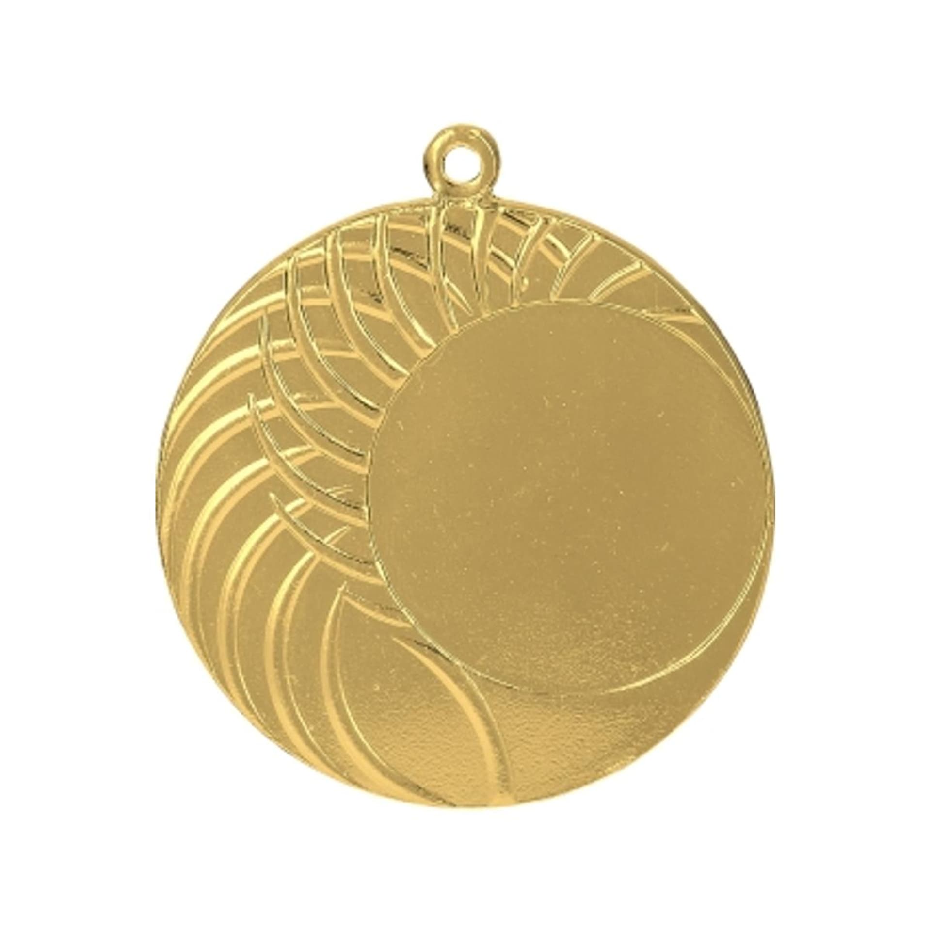 

Medal złoty ogólny z miejscem na emblemat 25 mm - medal stalowy