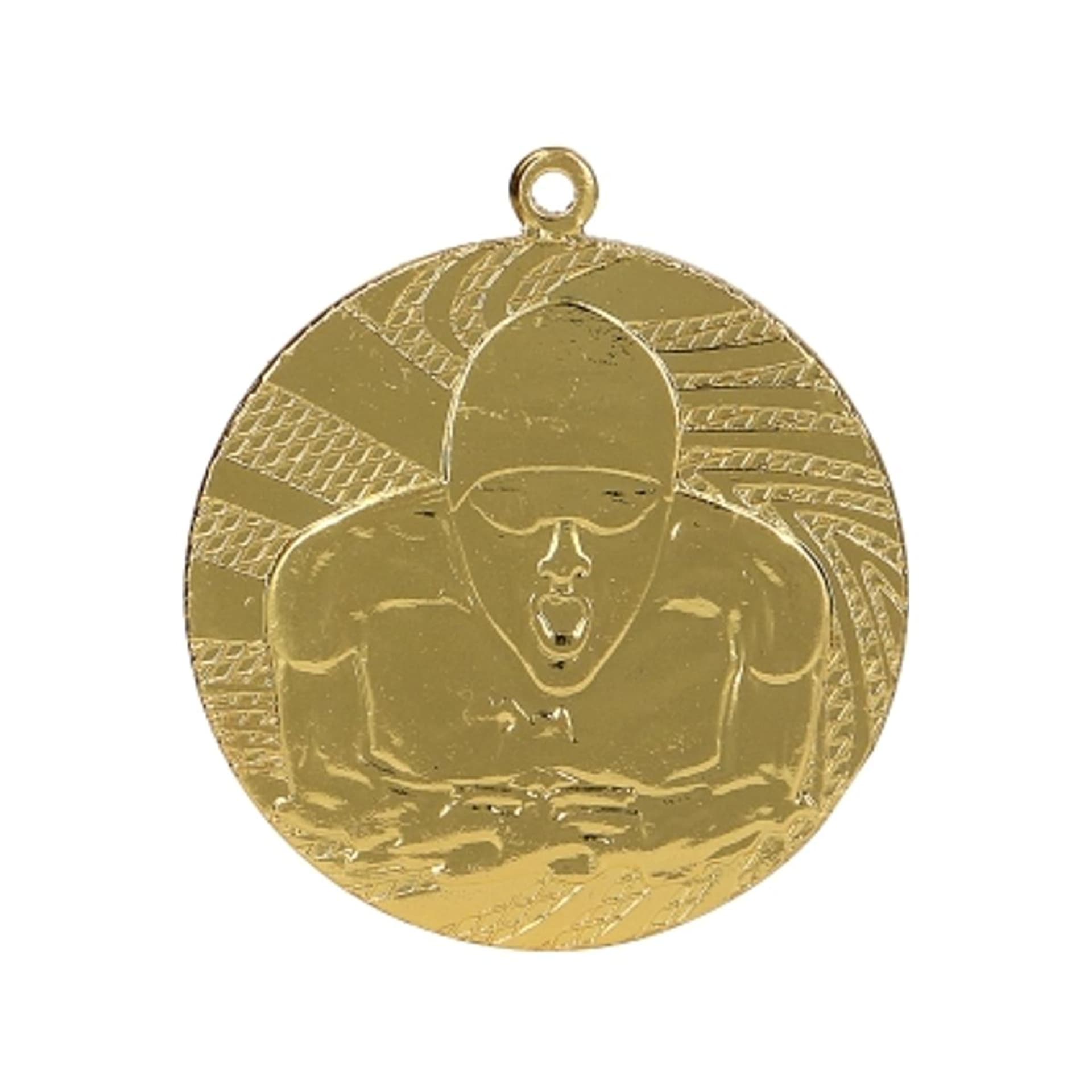 

Medal złoty- pływanie - medal stalowy