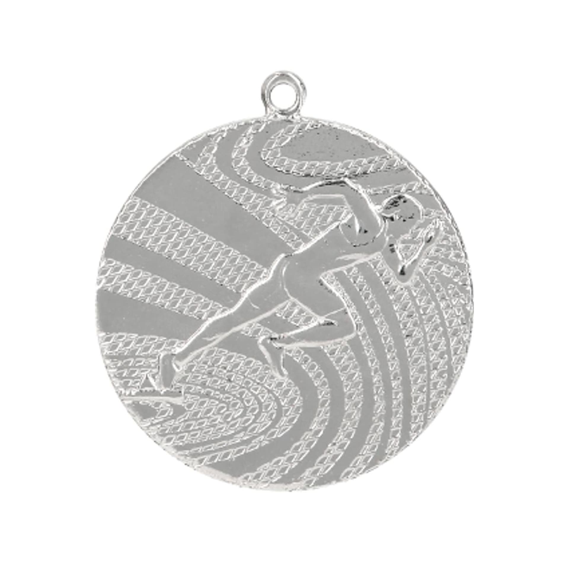 

Medal srebrny - biegi - medal stalowy