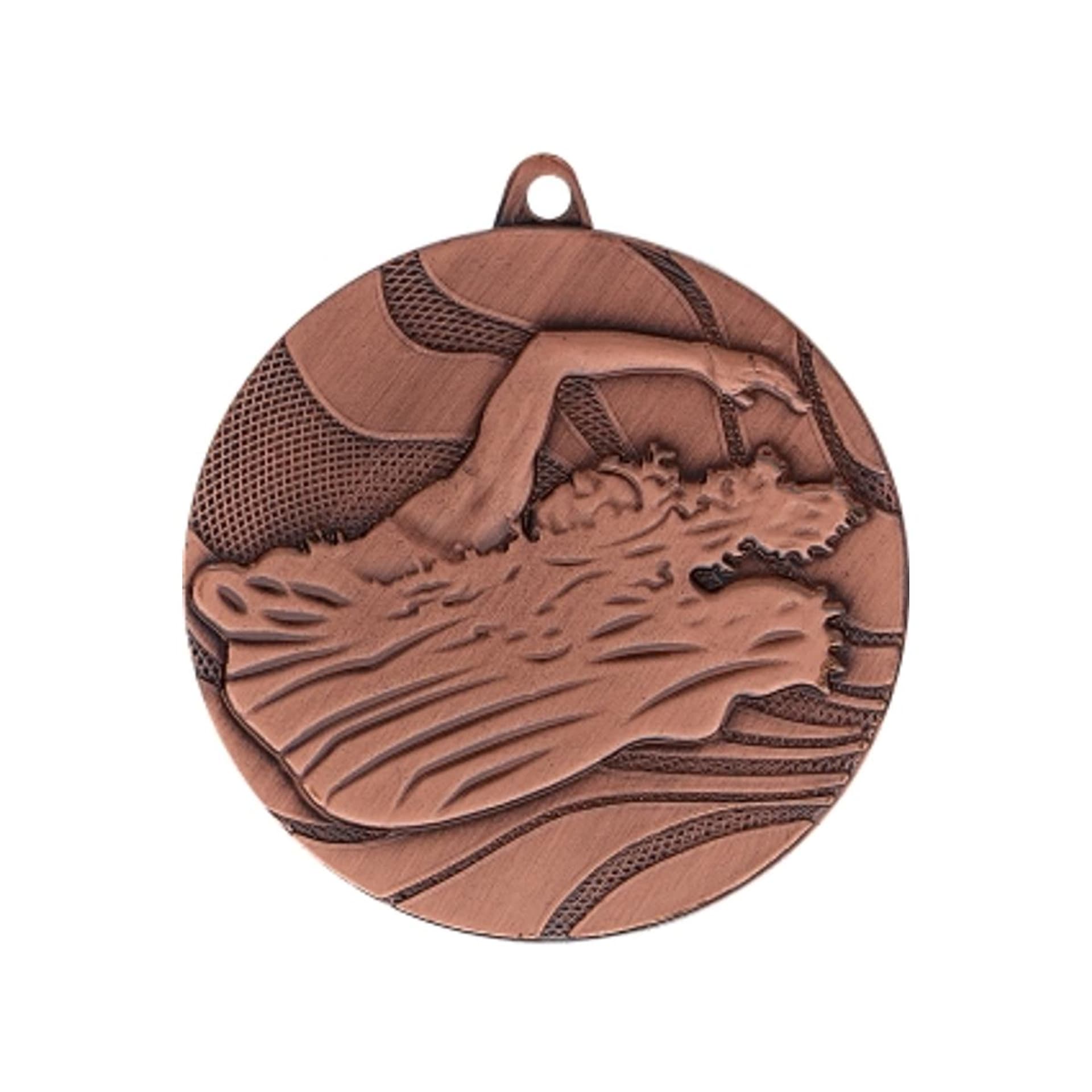 

Medal brązowy- pływanie - medal stalowy