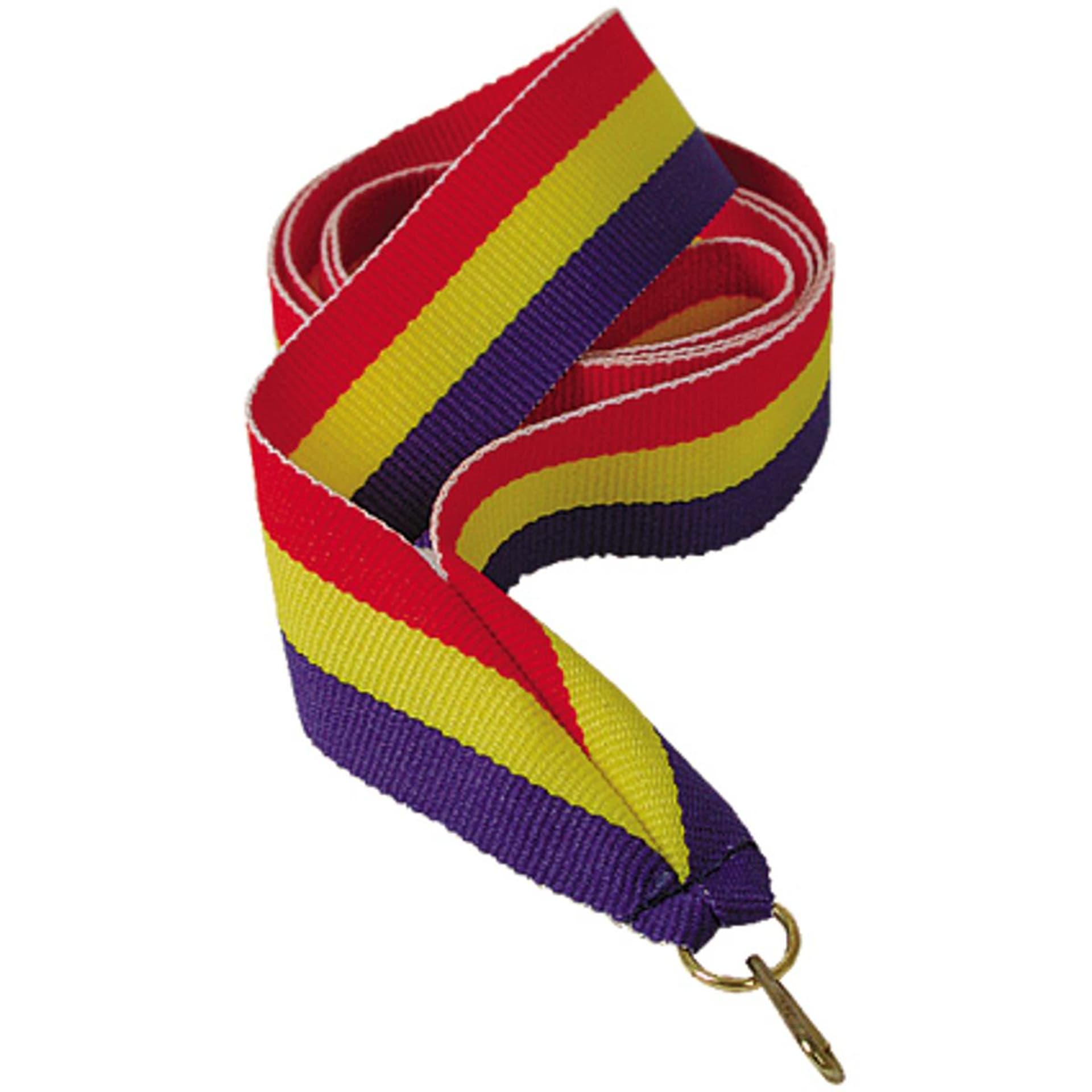 

Wstążka 22 mm - czerwono-żółto-niebieska