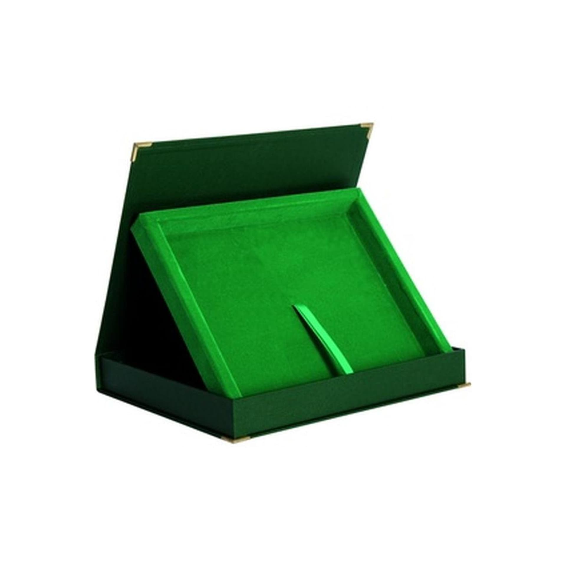 

Etui z tworzywa sztucznego poziome w kolorze zielonym - na deskę 230x180