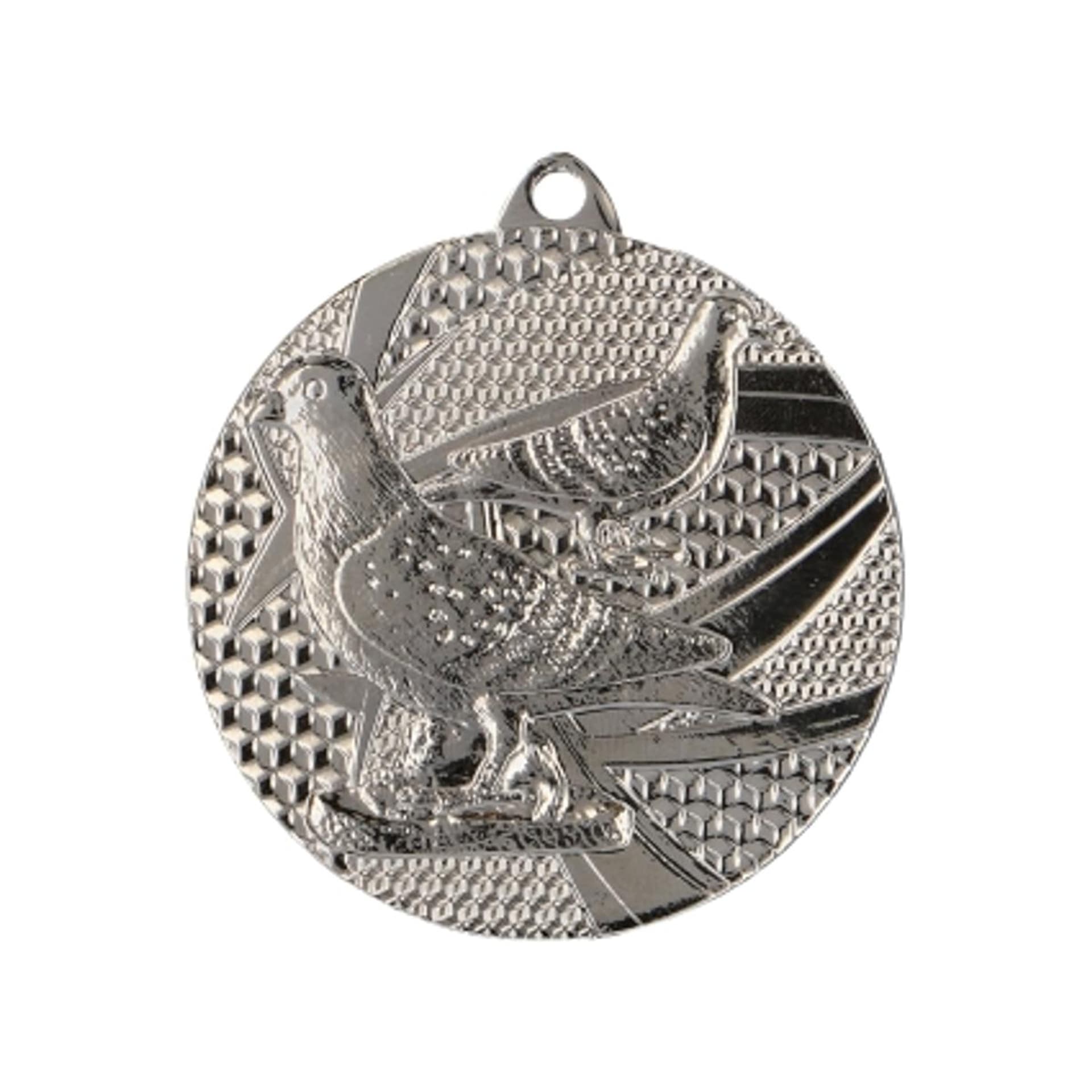 

Medal srebrny gołąb - medal stalowy