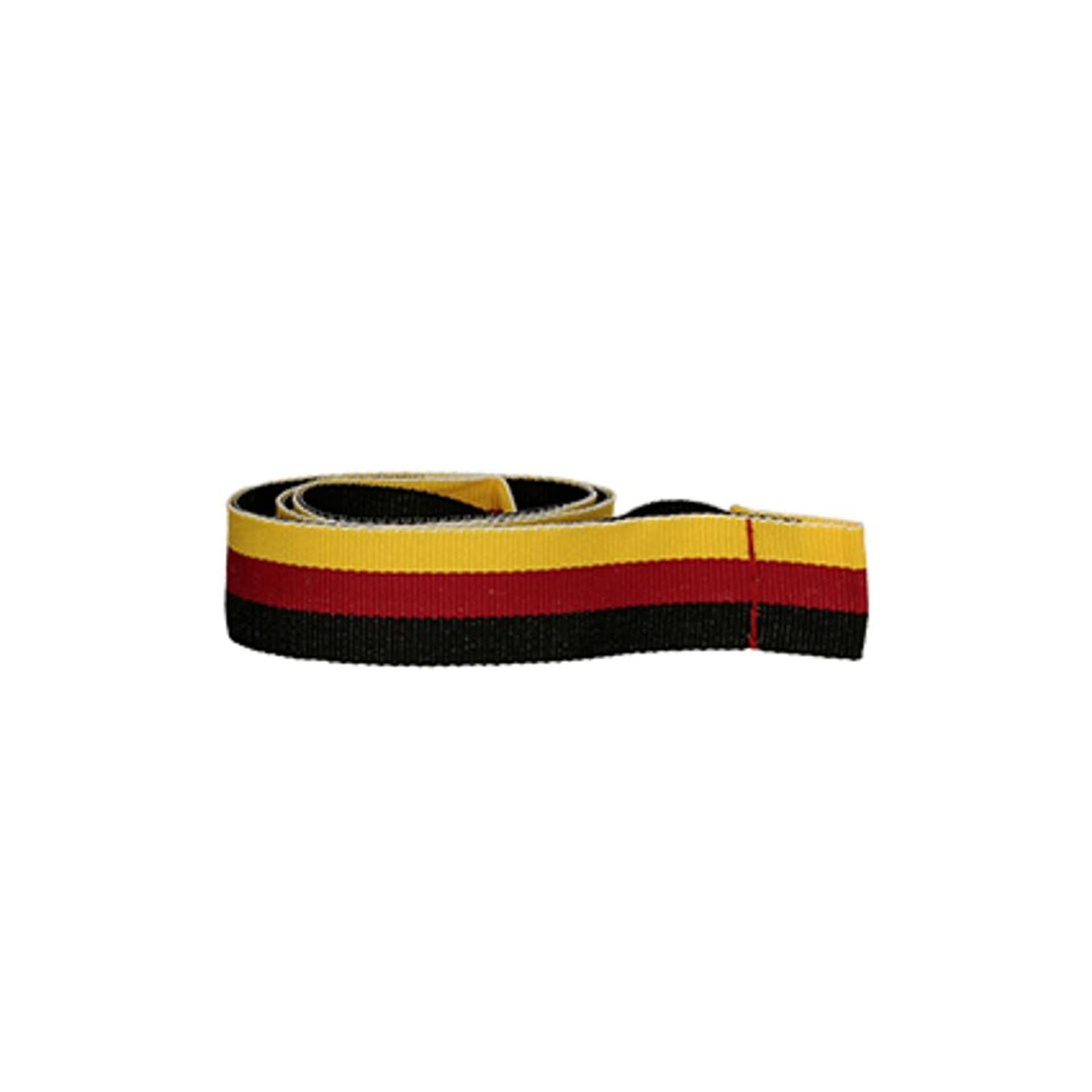 

Wstążka 20 mm - czarno-czerwono-żółta