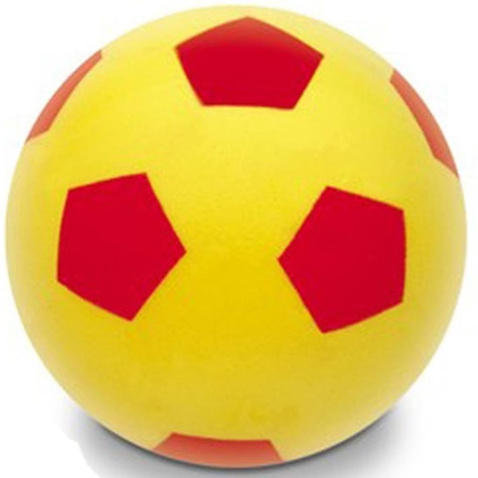 

PIŁKA PIANKOWA SOFT ENERO 20CM ŻÓŁTO CZERWONA