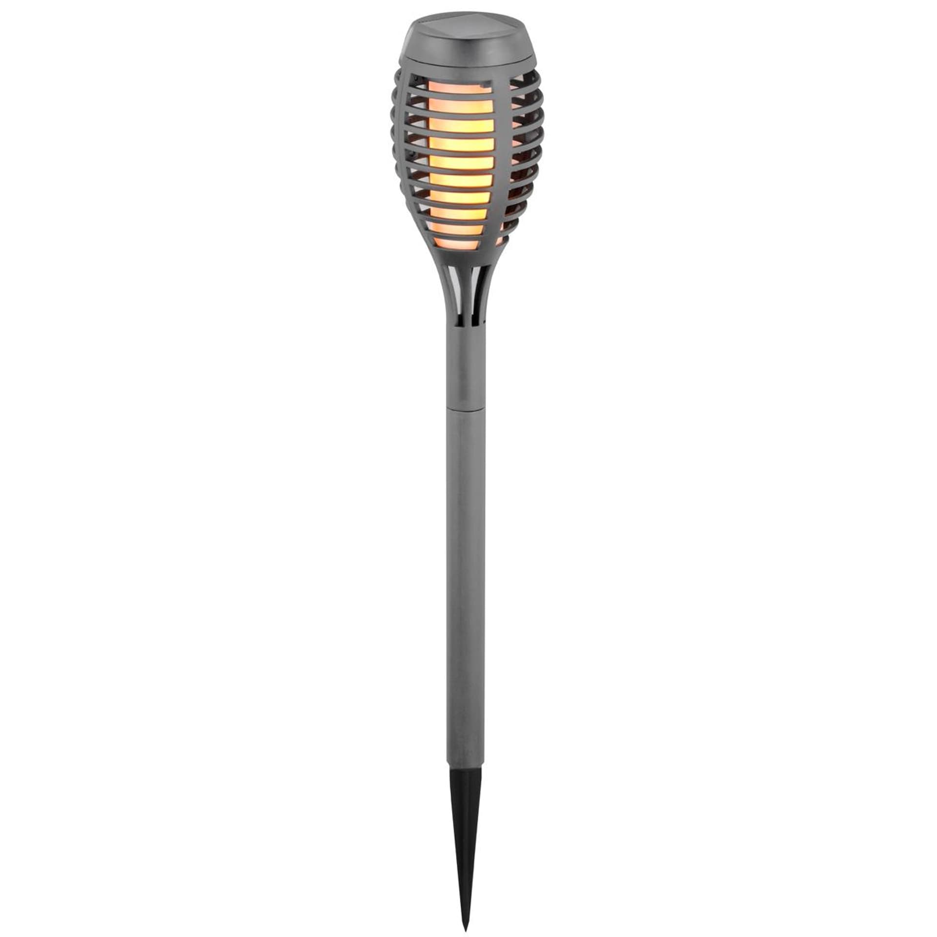 

POCHODNIA LAMPA SOLARNA TAŃCZĄCE PŁOMYKI 12 LED SMD 7,5x7,5x46,5CM SZARA
