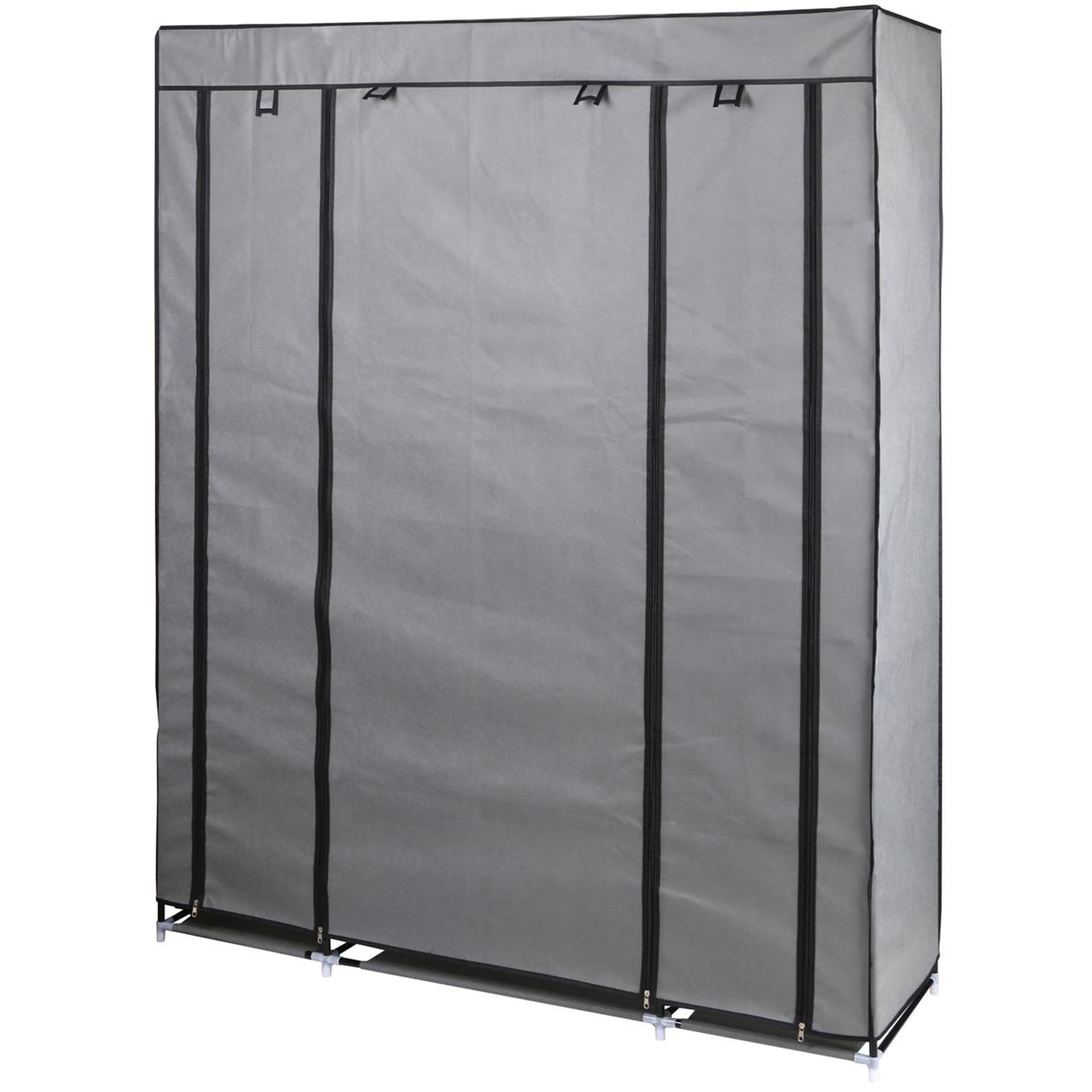 

SZAFA TEKSTYLNA GARDEROBA 175x133x43CM CIEMNO-SZARA 28873