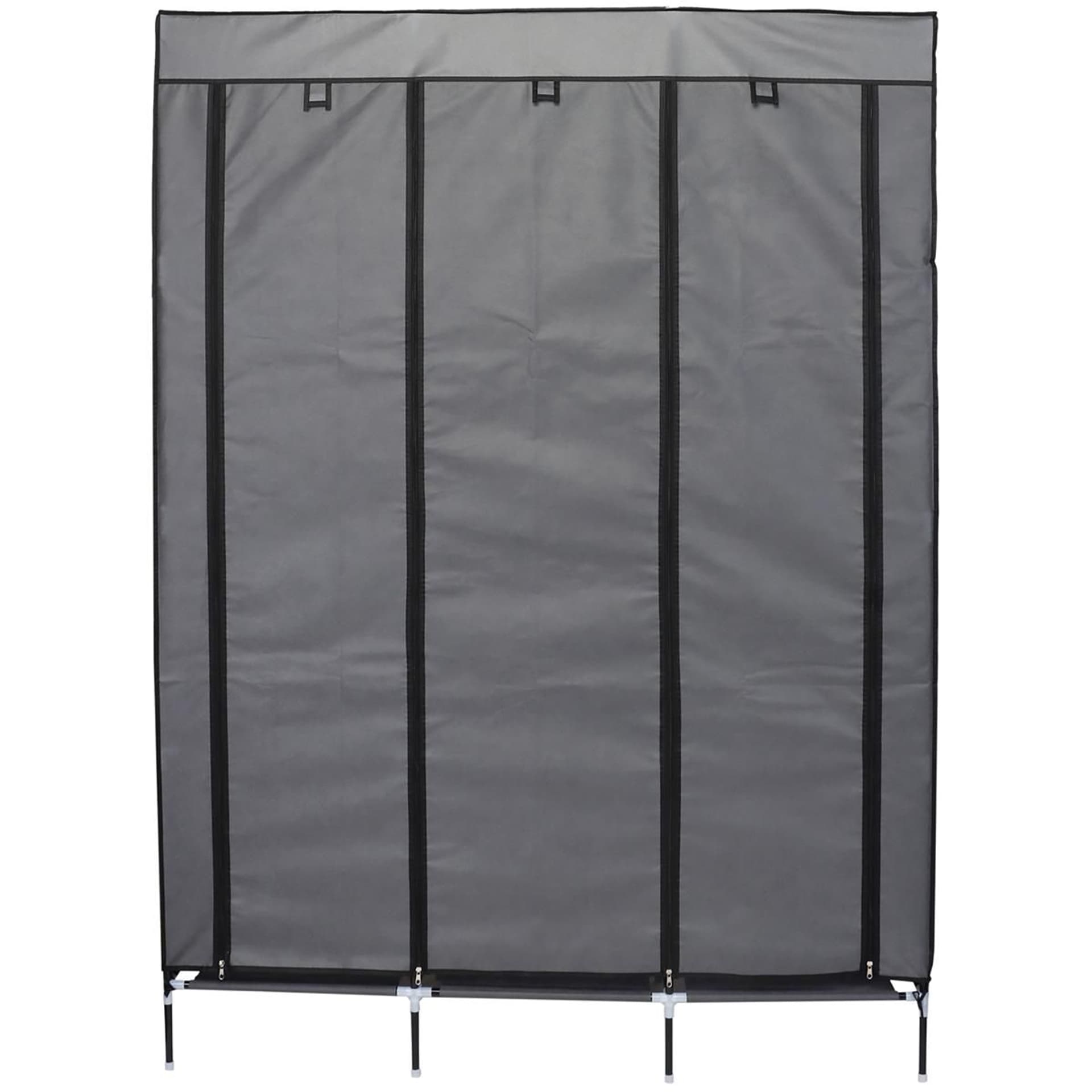 

SZAFA TEKSTYLNA GARDEROBA 127x45x172CM CIEMNOSZARA 45221