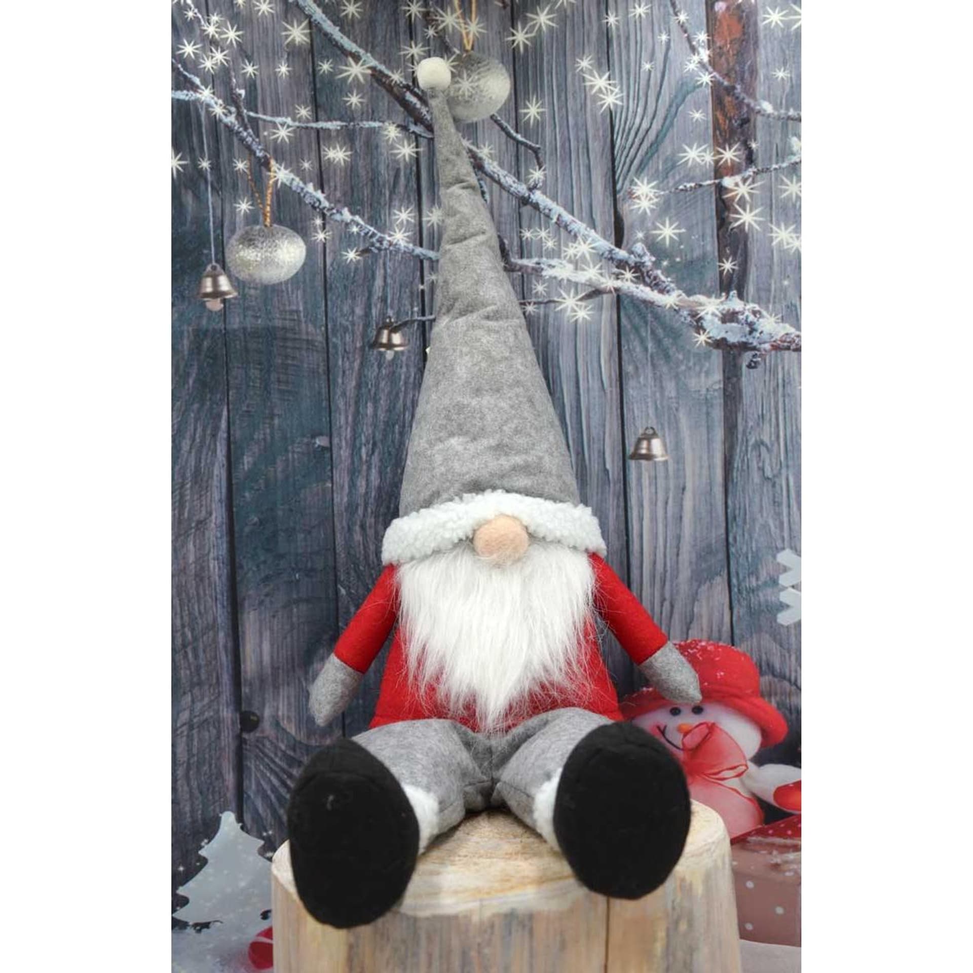 

MIKOŁAJ DEKORACYJNY LAZY SANTA 45+20CM