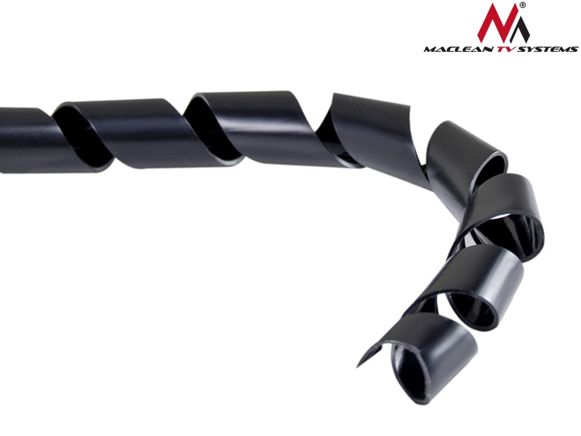 

MCTV-686 B 43134 Osłona maskująca na kable (14.6*16mm) 3m czarna spirala, 14.6*16mm) 3m czarna spiral