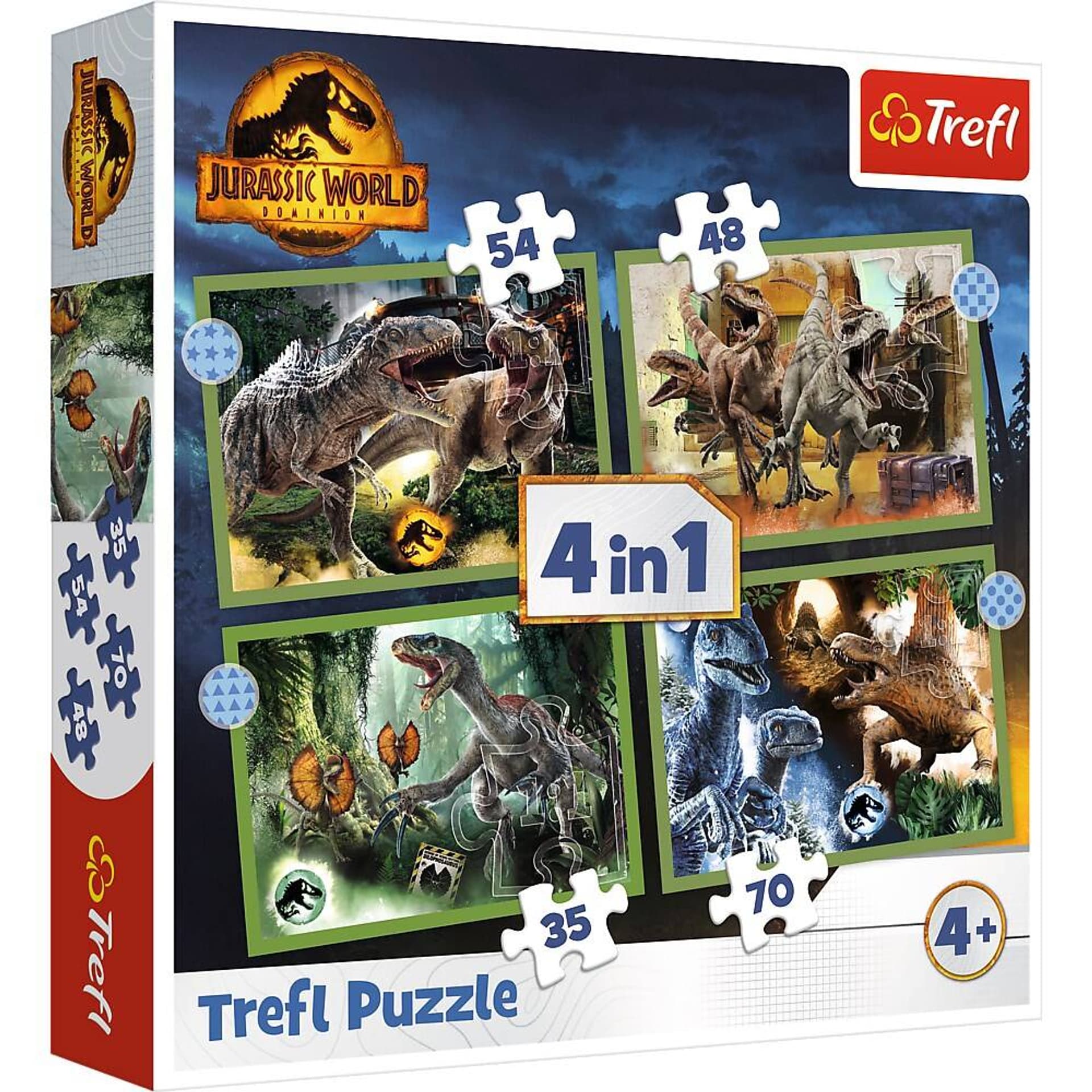 

GROŹNE DINOZAURY *4w1*