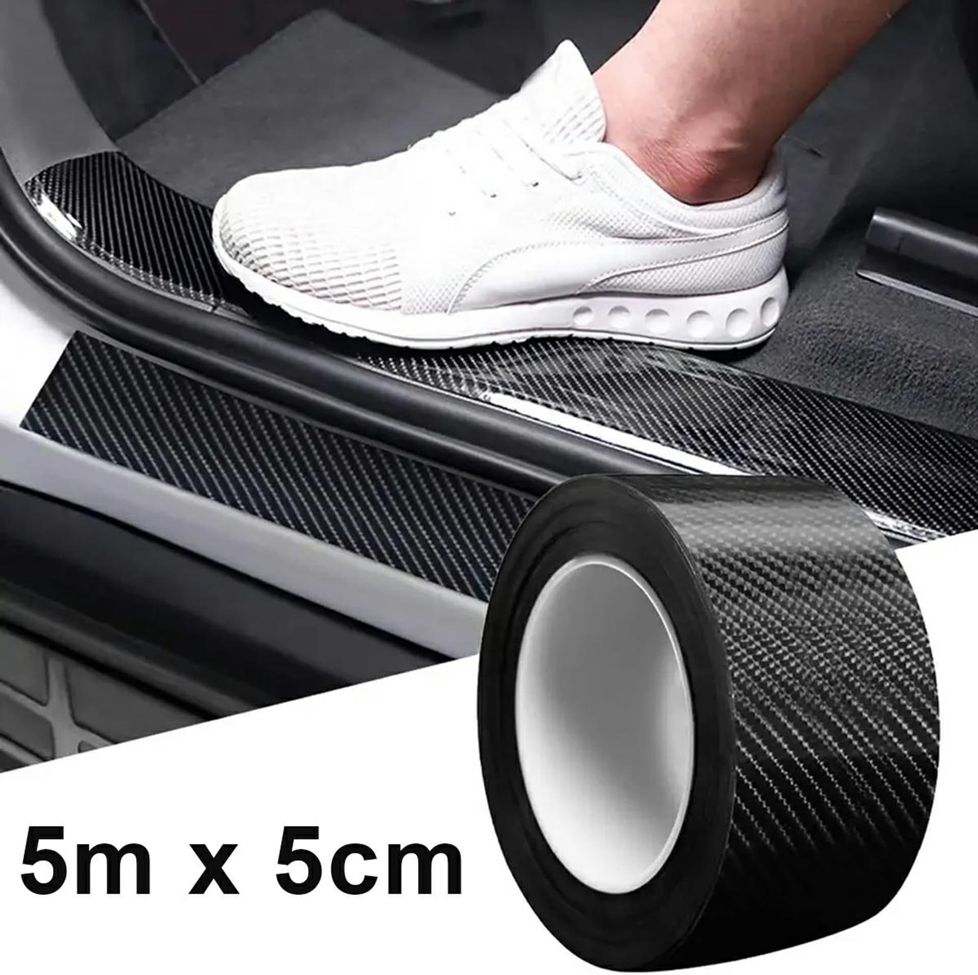 

DA7 Taśma ochronna na progi carbon 5m
