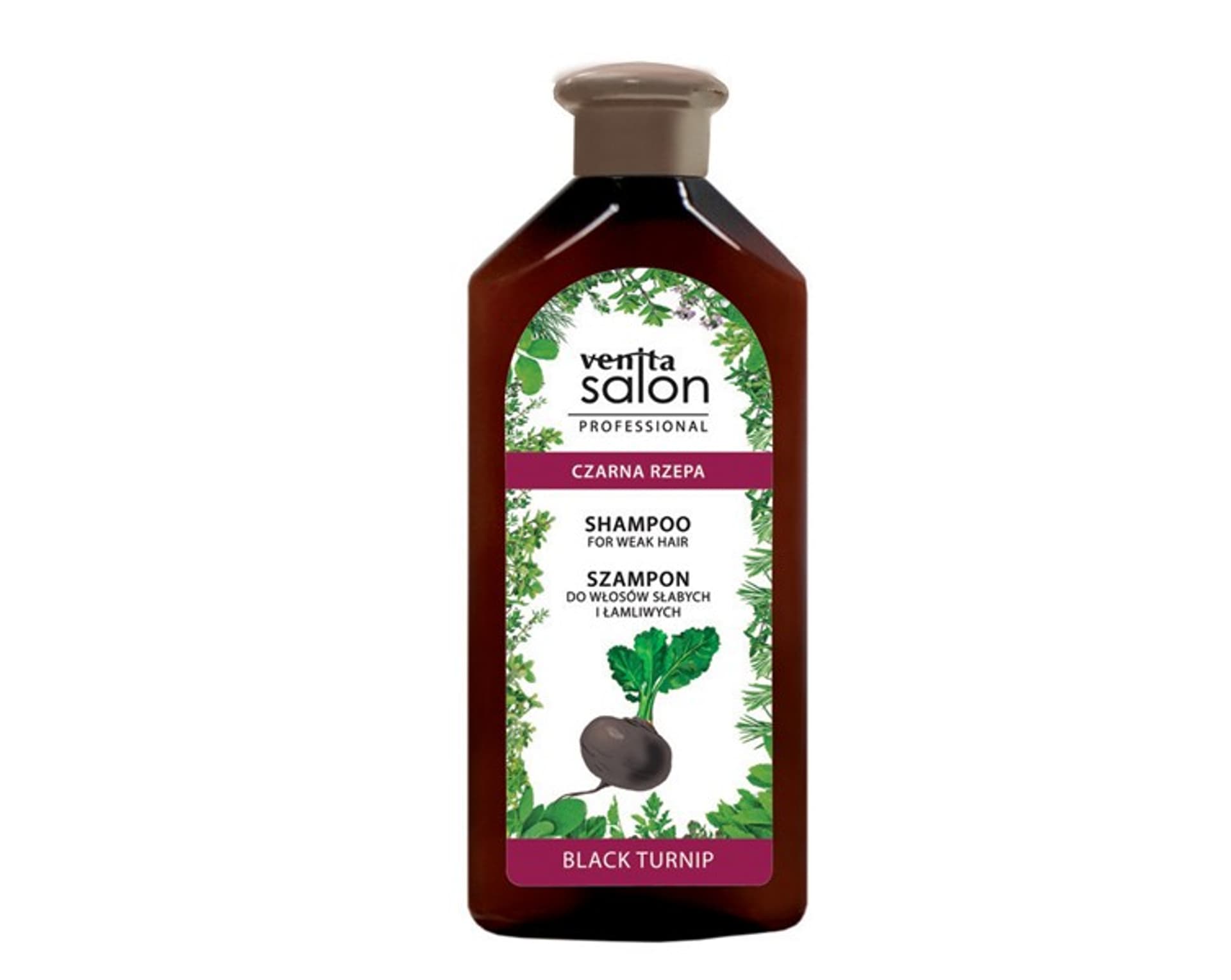 

VENITA SALON SZAMPON CZARNA RZEPA 500ML