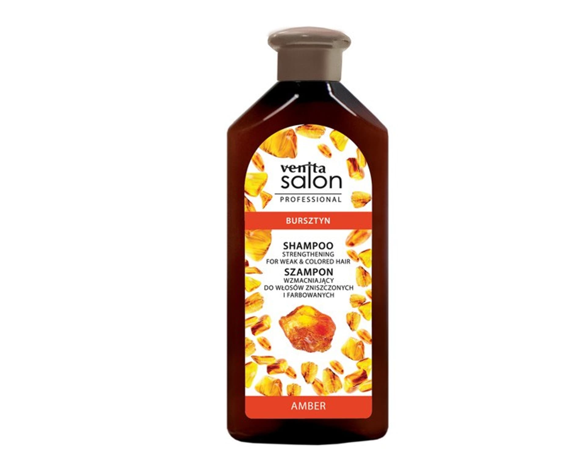 

VENITA Salon Professional Szampon wzmacniający do włosów zniszczonych i farbowanych - Bursztyn 500ml