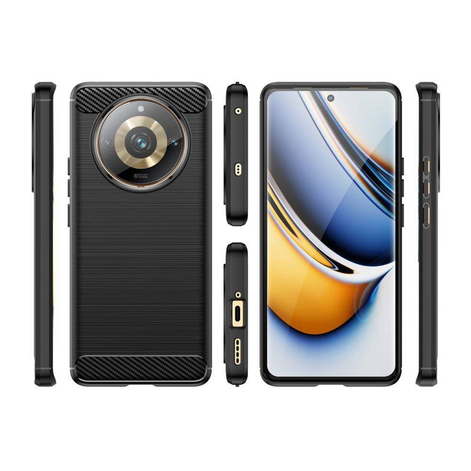 

Etui REALME 11 PRO / 11 PRO+ Tech-Protect TPU Carbon czarne