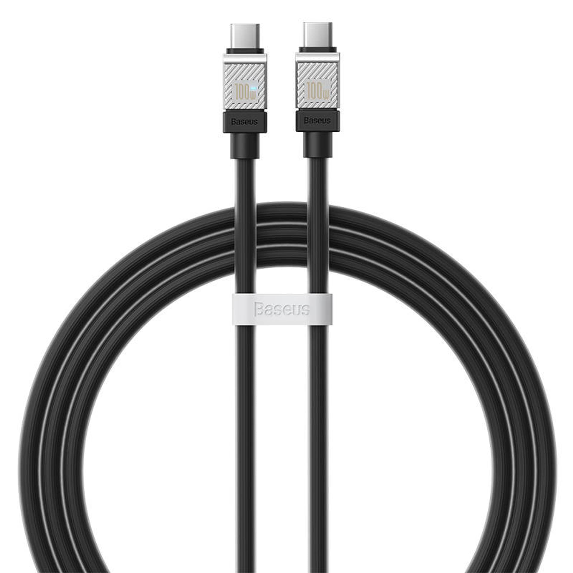 

Kabel USB-C do USB-C Baseus CoolPlay, 100W, 1m (czarny)
