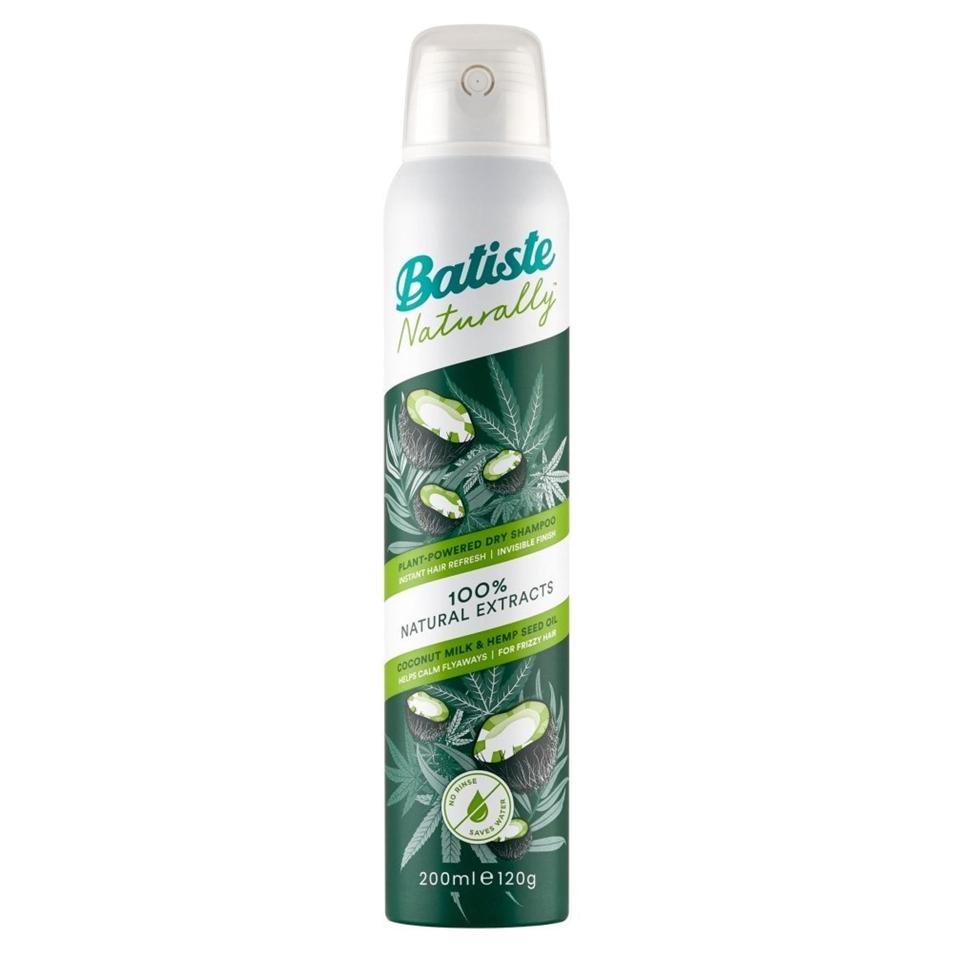 

BATISTE Naturally Suchy Szampon do włosów z Mlekiem Kokosowym i Olejem z Konopii 200ml