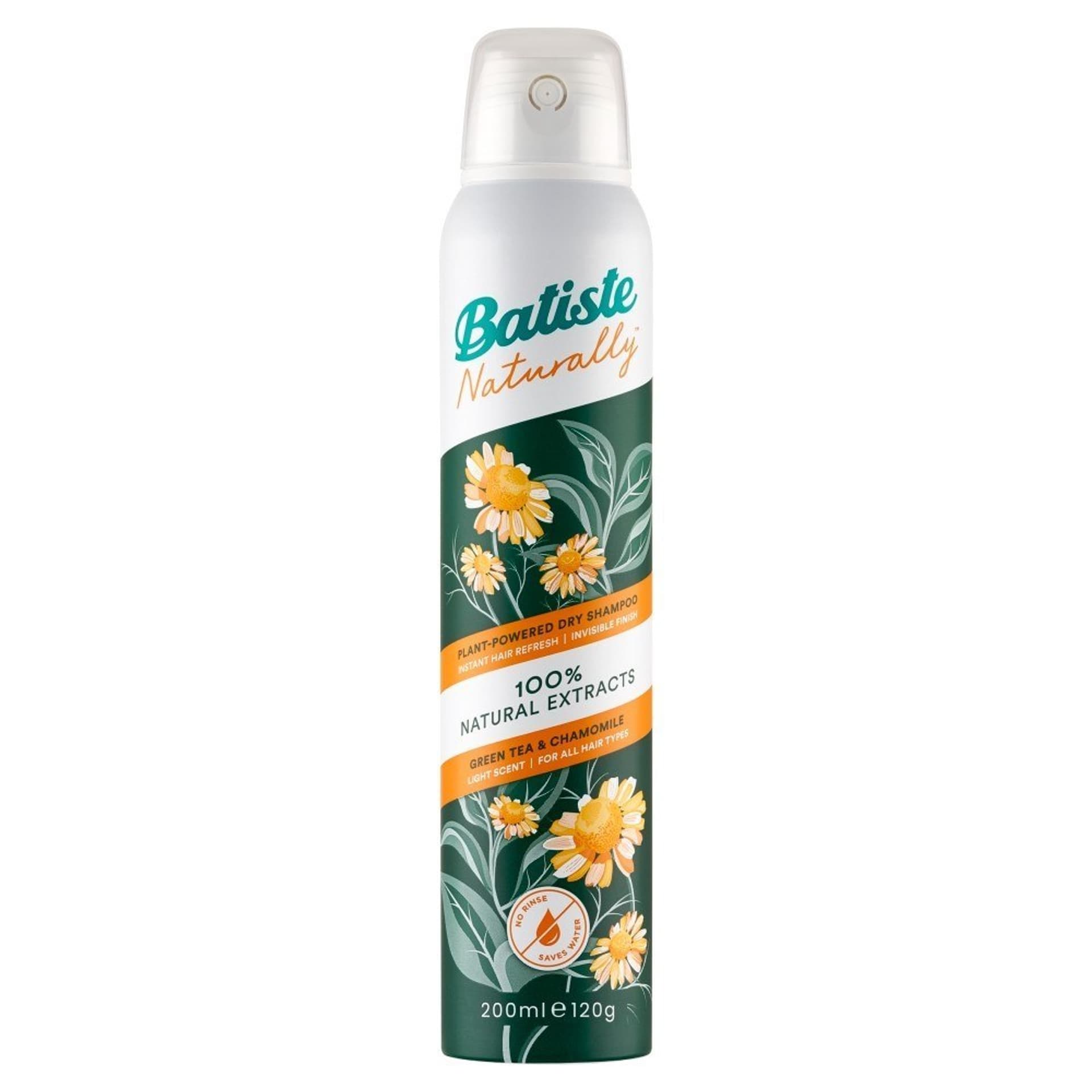 

BATISTE Naturally Suchy Szampon do włosów z Zieloną Herbatą i Rumiankiem 200ml