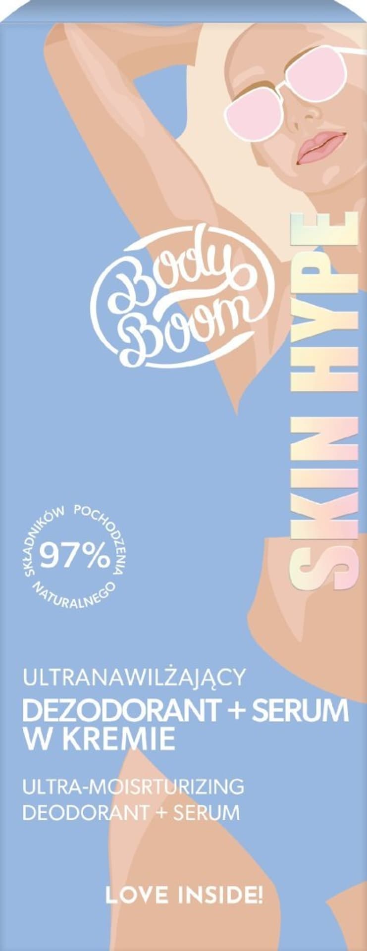 

Body Boom Skin Hype Ultranawilżający Dezodorant - serum w kremie 50ml