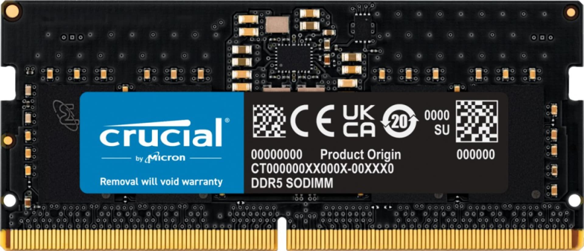 

Pamięć CRUCIAL SODIMM DDR5 8GB 5600MHz SINGLE