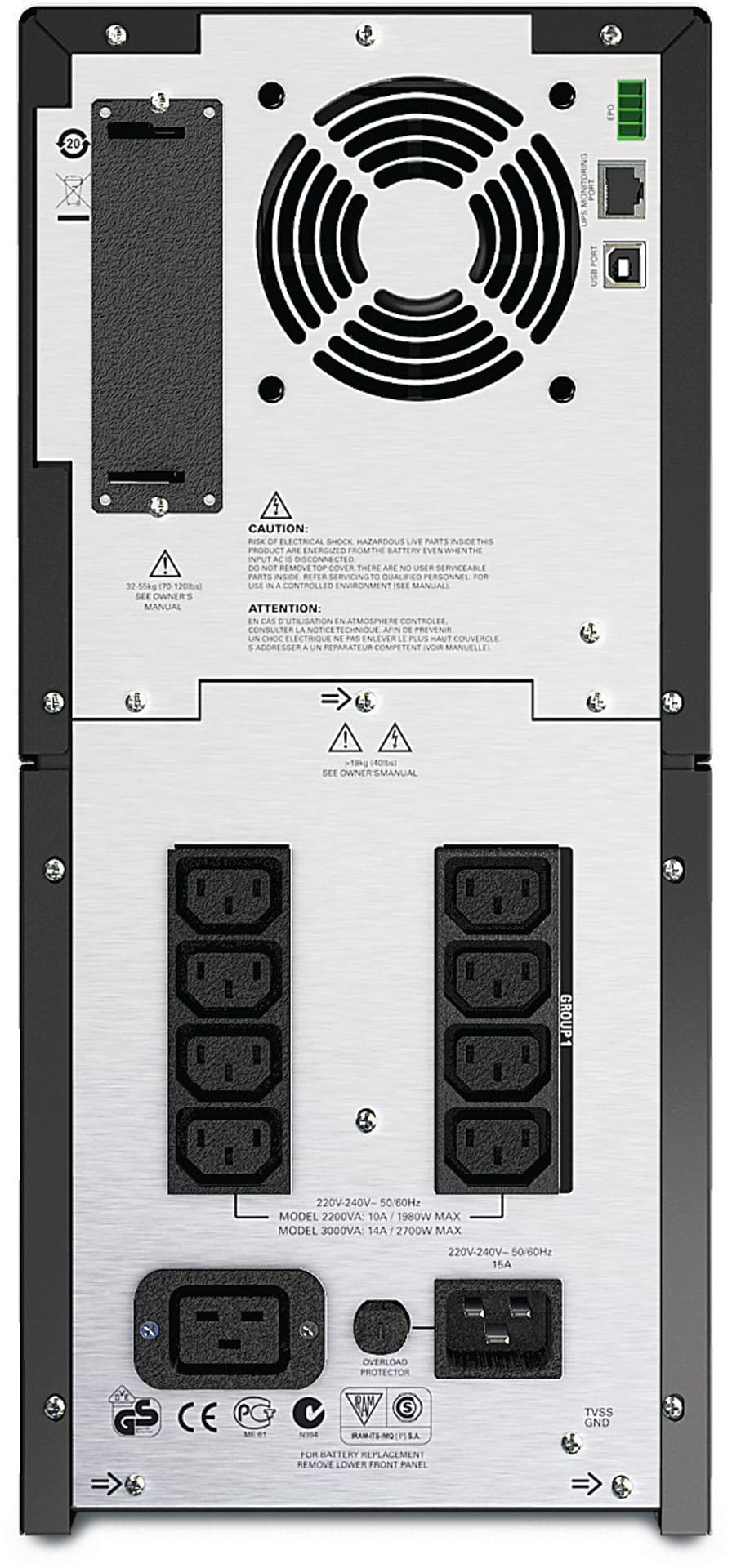 

Zasilacz awaryjny APC Smart-UPS 2200VA LCD 230V SMT2200I 2200VA