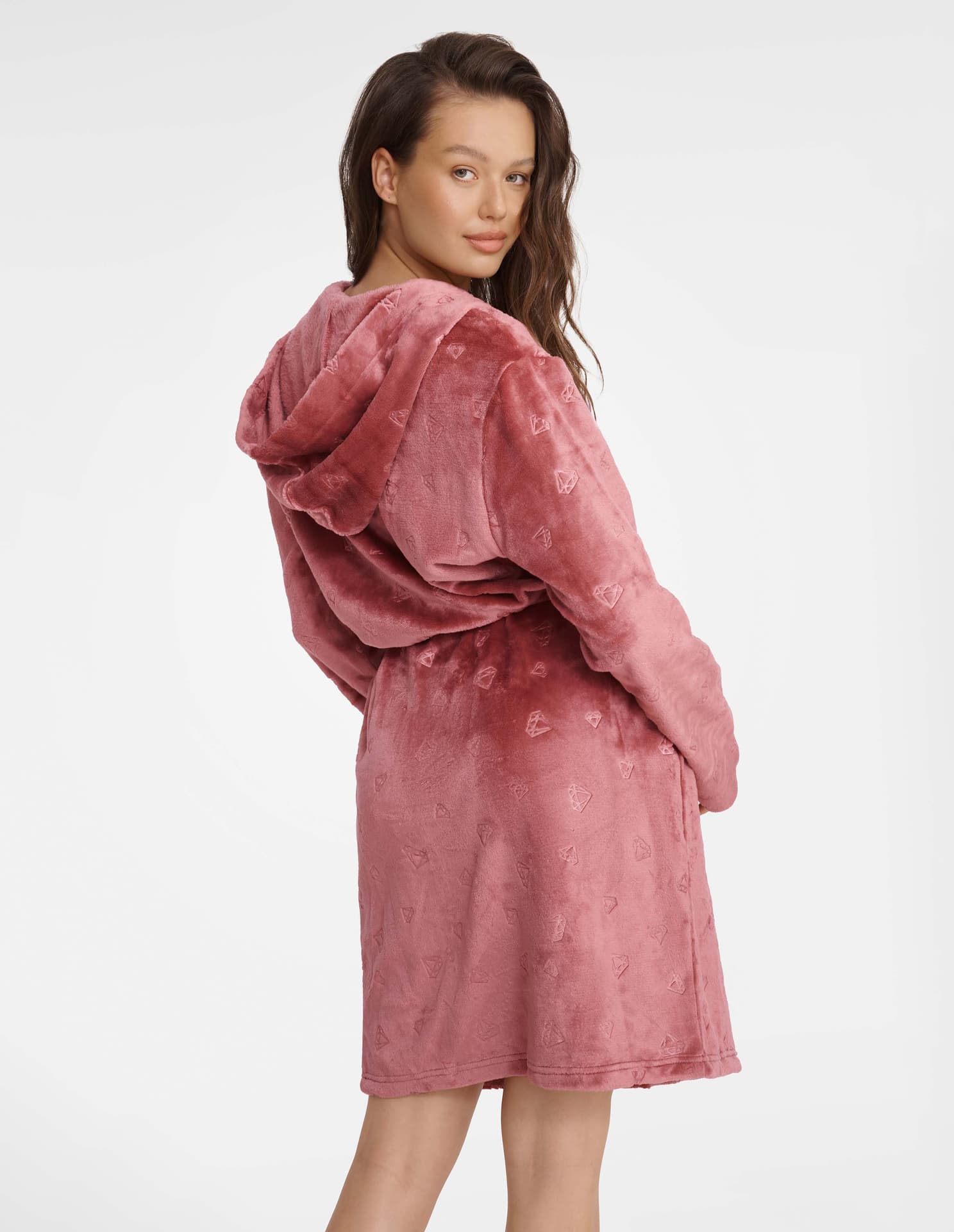 

Szlafrok Glossy 41066-39X Różowy (Rozmiar L/XL)