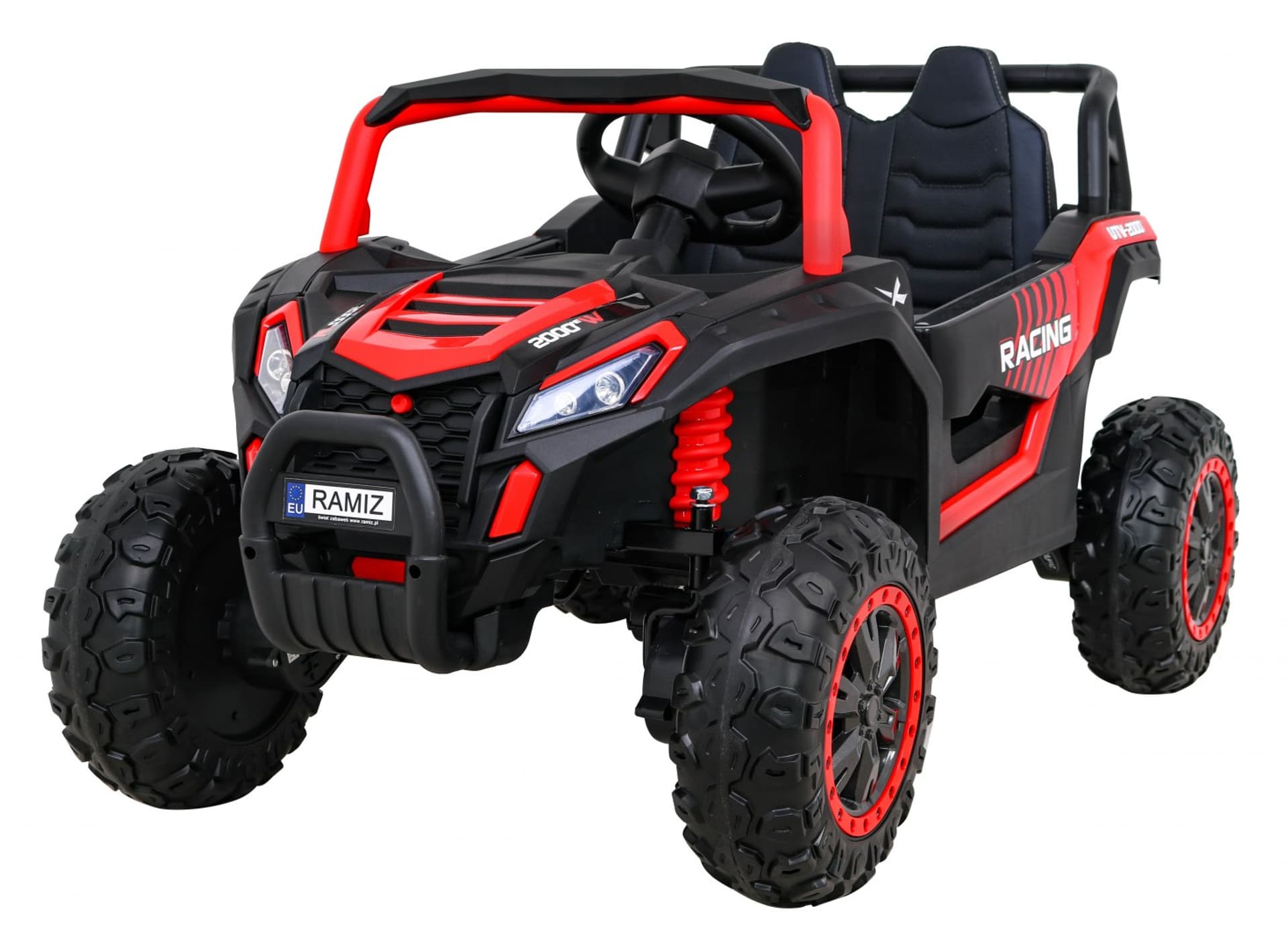 

Buggy UTV 2000M Racing Auto na akumulator Czerwony + MP3 Dźwięki Światła + Pilot + Wolny Start
