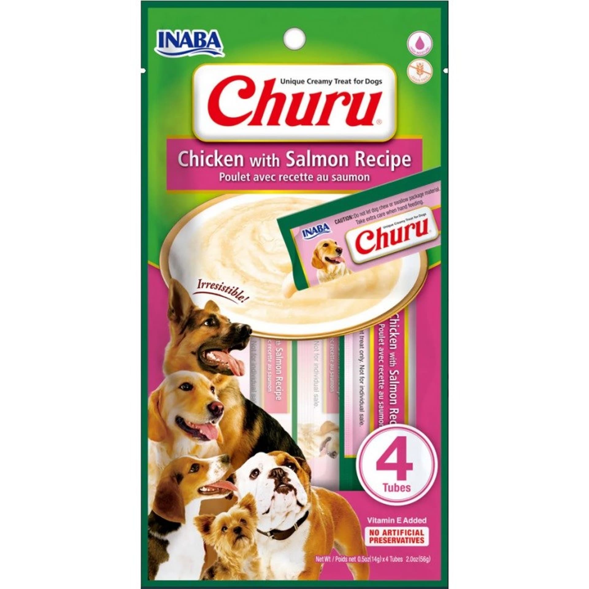 

Przysmak CHURU 4P Kurczak&Łosoś dla psa 4x14g