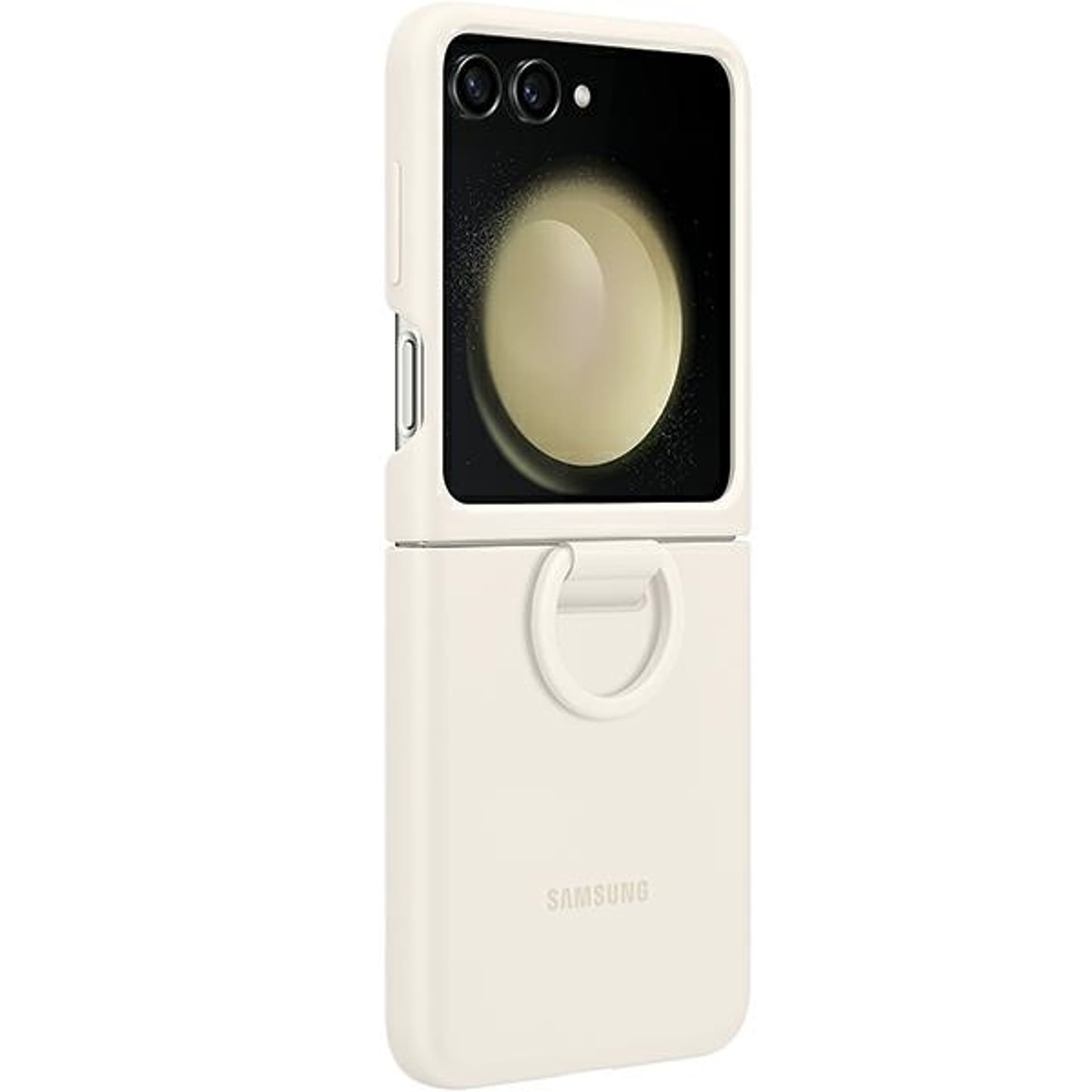 

Etui Samsung EF-PF731TUEGWW Z Flip5 F731 kremowy/cream Silicone Case with Ring