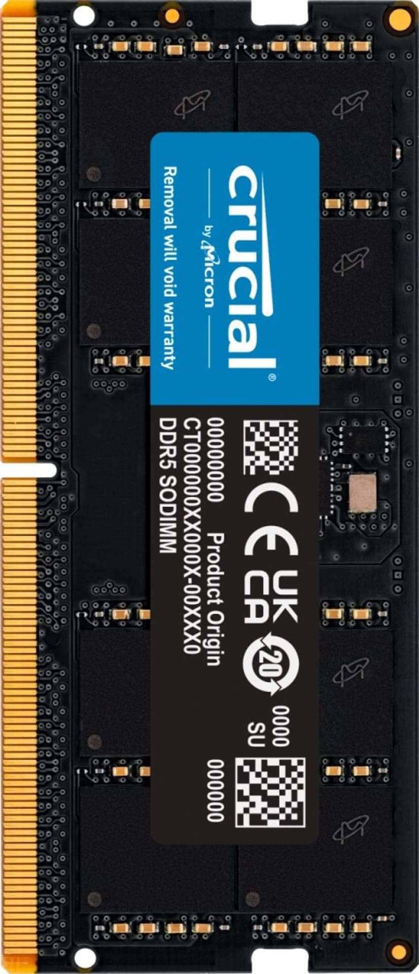 

Pamięć CRUCIAL SODIMM DDR5 32GB 5600MHz SINGLE