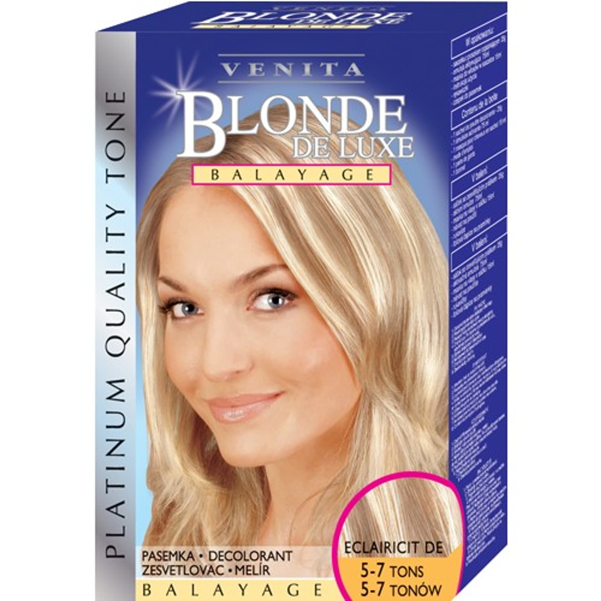 

VENITA Blonde De Luxe Rozjaśniacz do włosów (5-7 tonów) - Balayage (włosy z pasemkami) 1op.