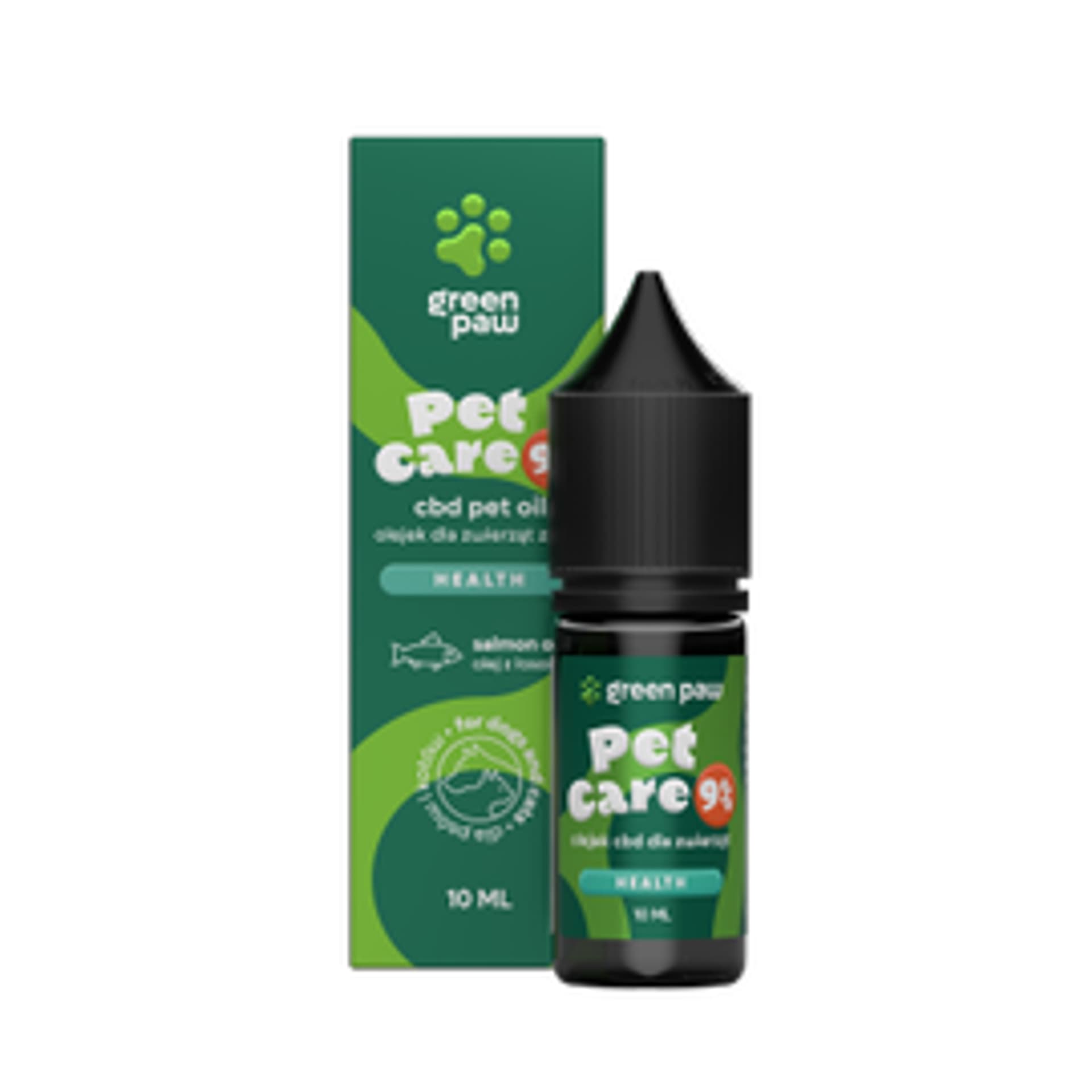 

FULL SPECTRUM olejek CBD dla zwierząt - 9% olej łososiowy 10ml