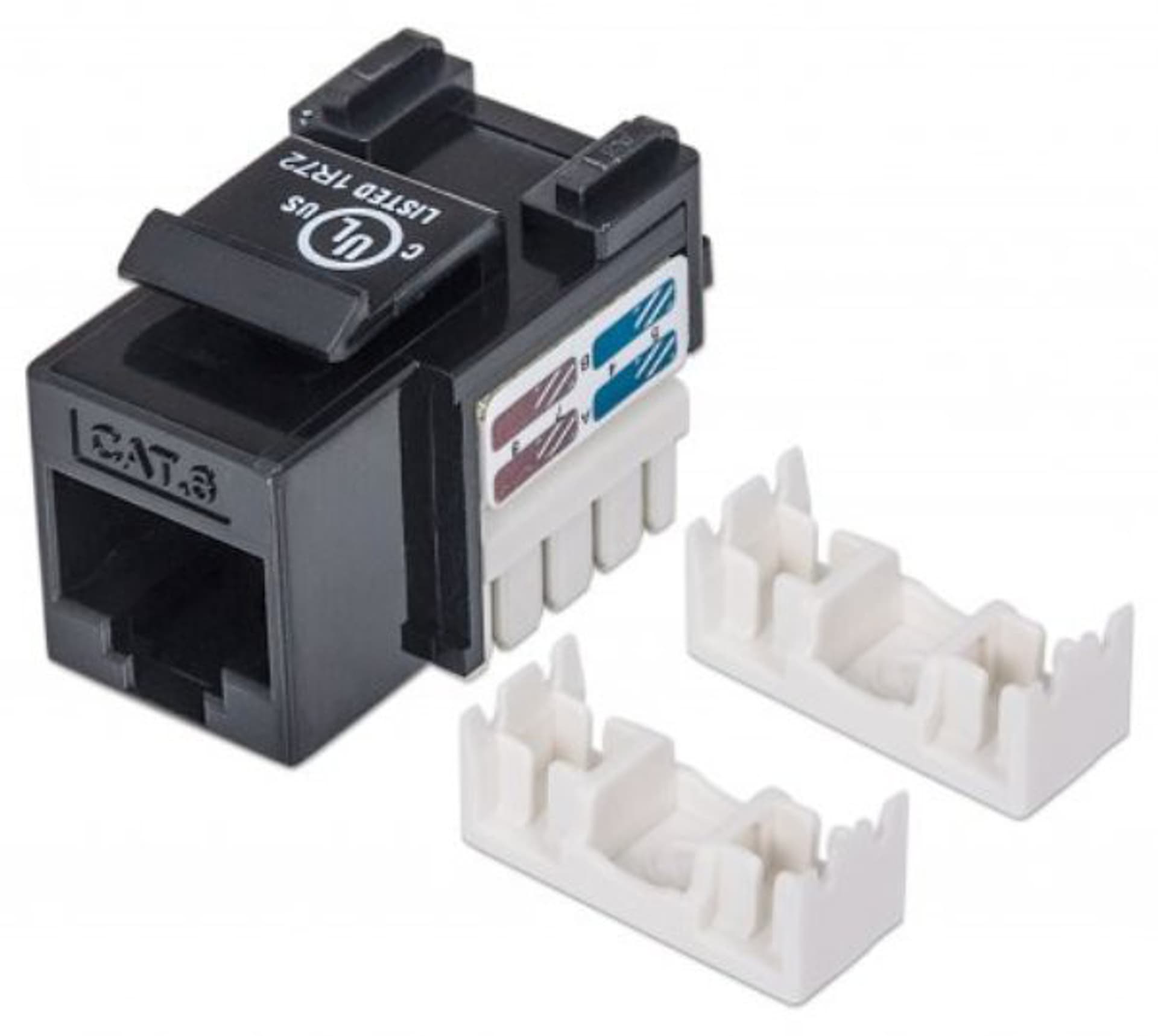 

MODUŁ KEYSTONE RJ45 UTP CAT6 CZARNY