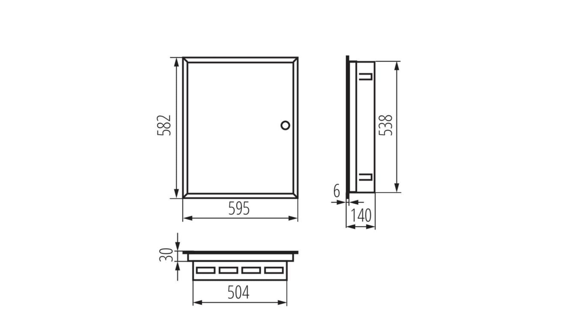 

Rozdzielnica modułowa 3x24 podtynkowa IP30 N+PE I klasa drzwi metalowe białe KP-DB-I-MF-324 biała 32640