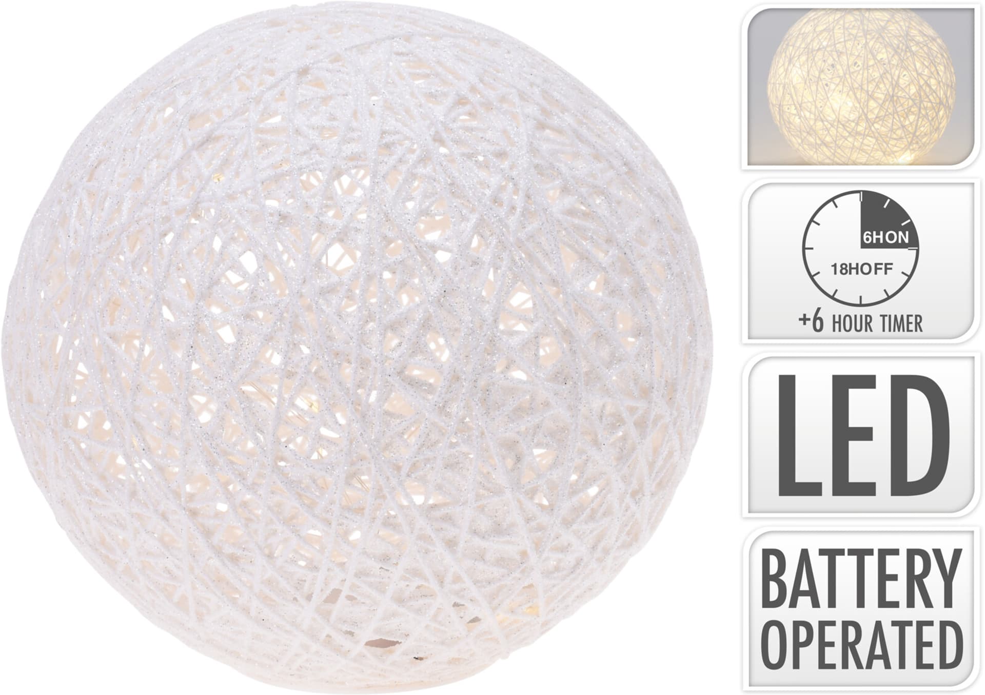 

KULA 20LED 20CM BIAŁA BŁYSZCZĄCA