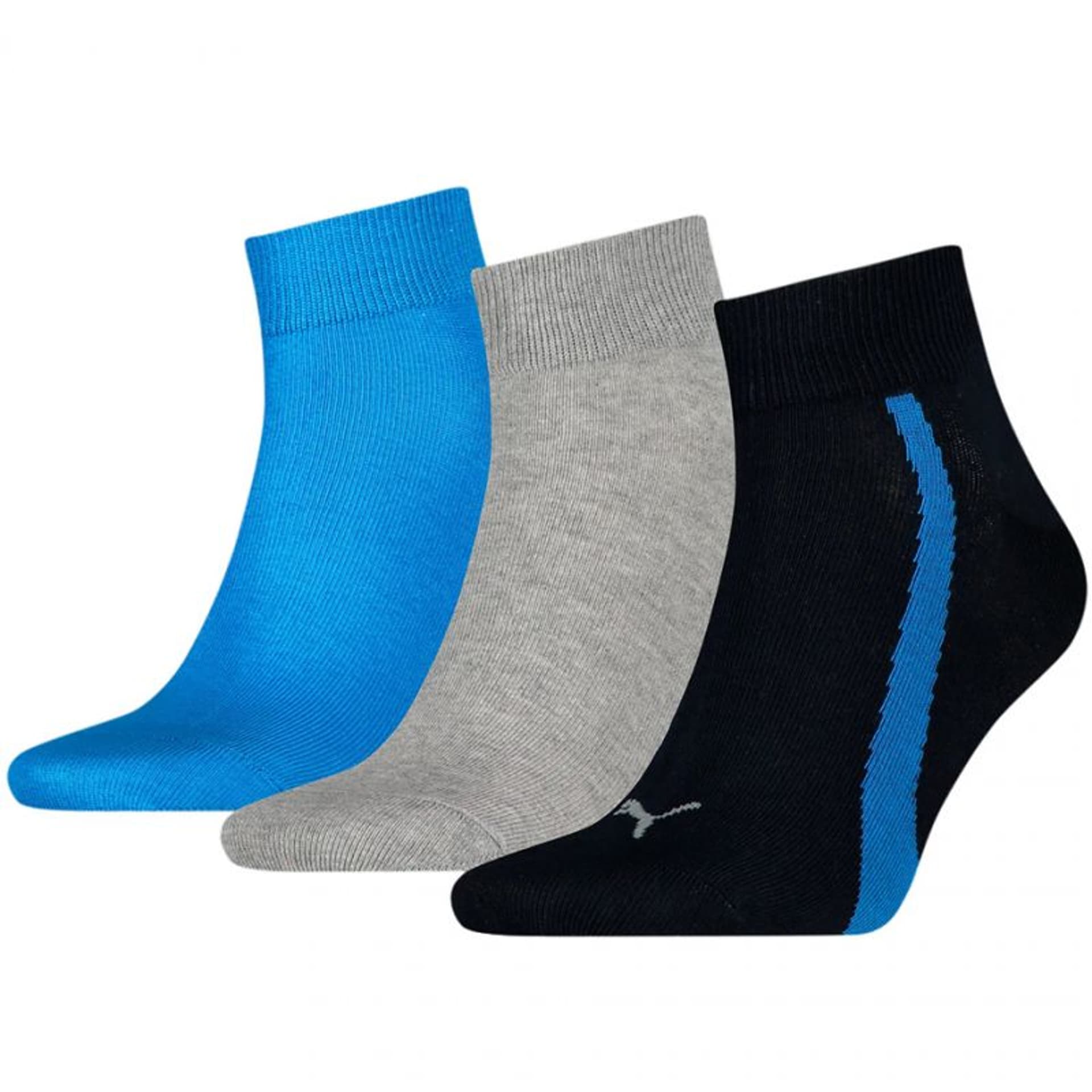 

Skarpety Puma Unisex Lifestyle Quarter 907952 (kolor Czarny. Niebieski. Szary/Srebrny, rozmiar 35-38)