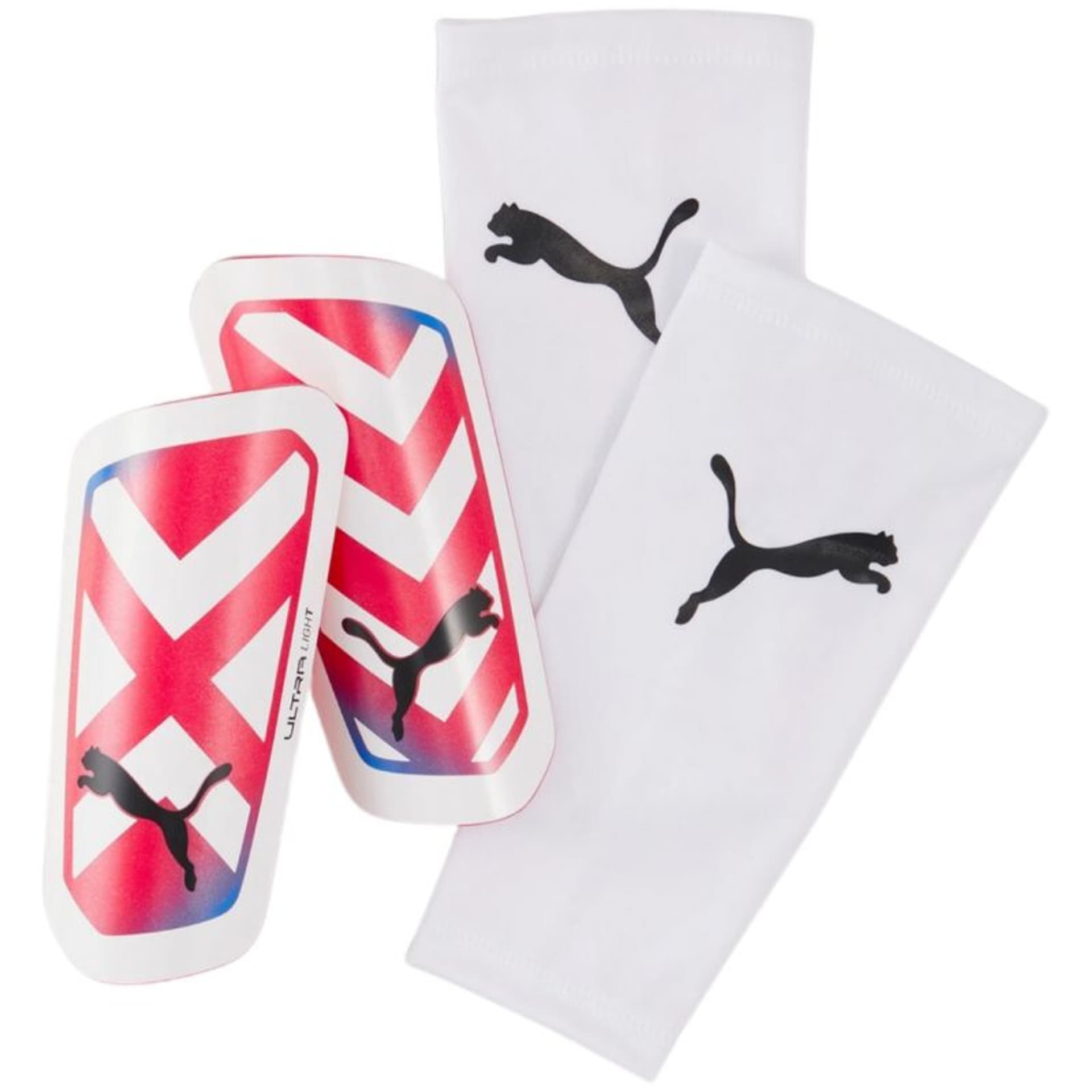 

Ochraniacze piłkarskie Puma Ultra Light Sleeve 30873 (kolor Biały. Czerwony, rozmiar S)