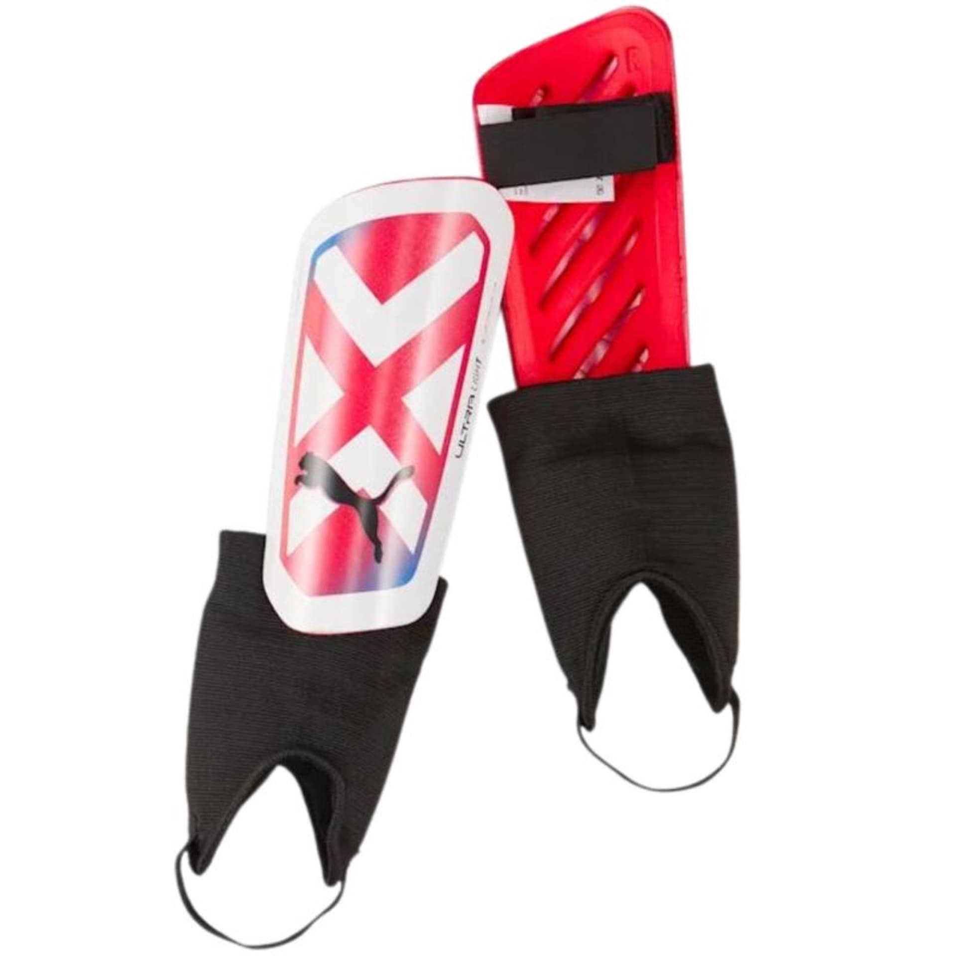 

Ochraniacze piłkarskie Puma Ultra Light Ankle 30874 (kolor Biały. Czerwony, rozmiar XL)