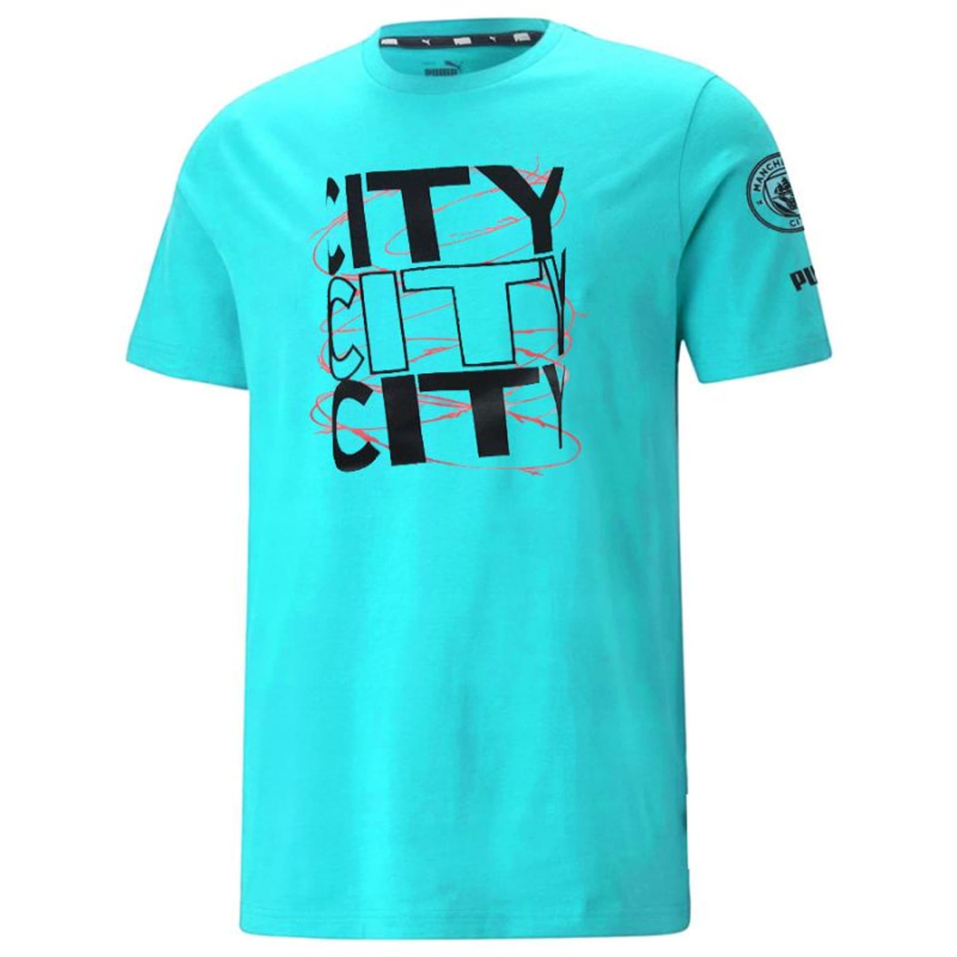 

Koszulka Puma Manchester City FtbCore Graphic Tee M 772950 (kolor Niebieski, rozmiar L)