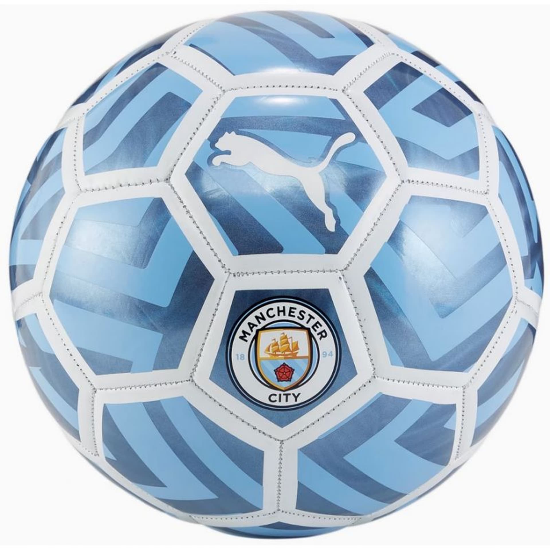

Piłka Puma Manchester City Fan Ball 084045 (kolor Biały. Niebieski, rozmiar 4)
