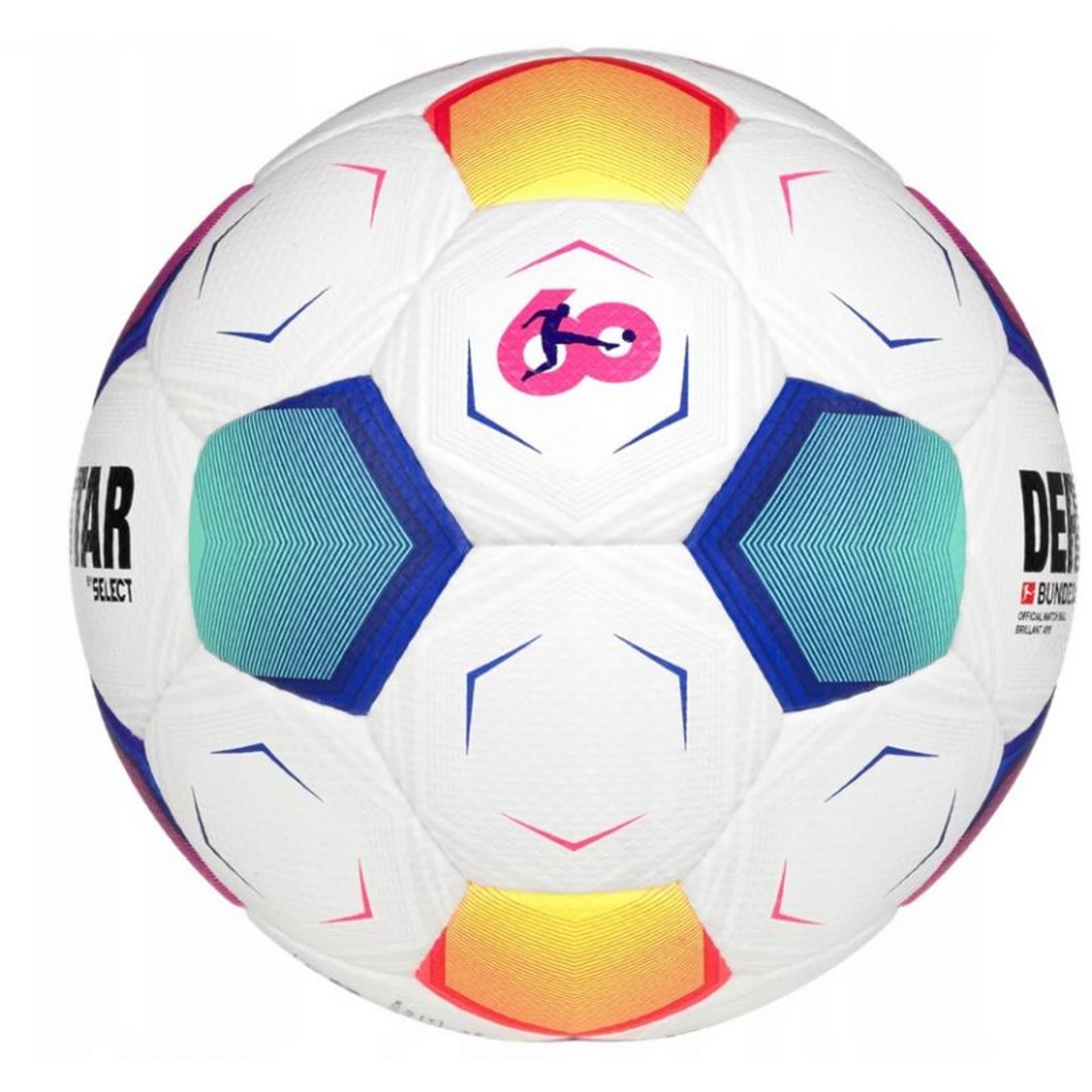 

Piłka Select DerbyStar Bundesliga 2023 Player Special (kolor Biały. Wielokolorowy, rozmiar 5)