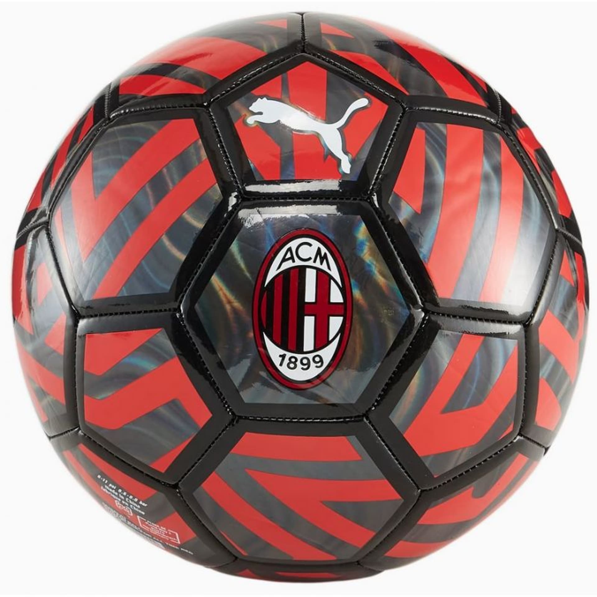 

Piłka Puma AC Milan Fan Ball 084043 (kolor Czarny. Czerwony, rozmiar 5)