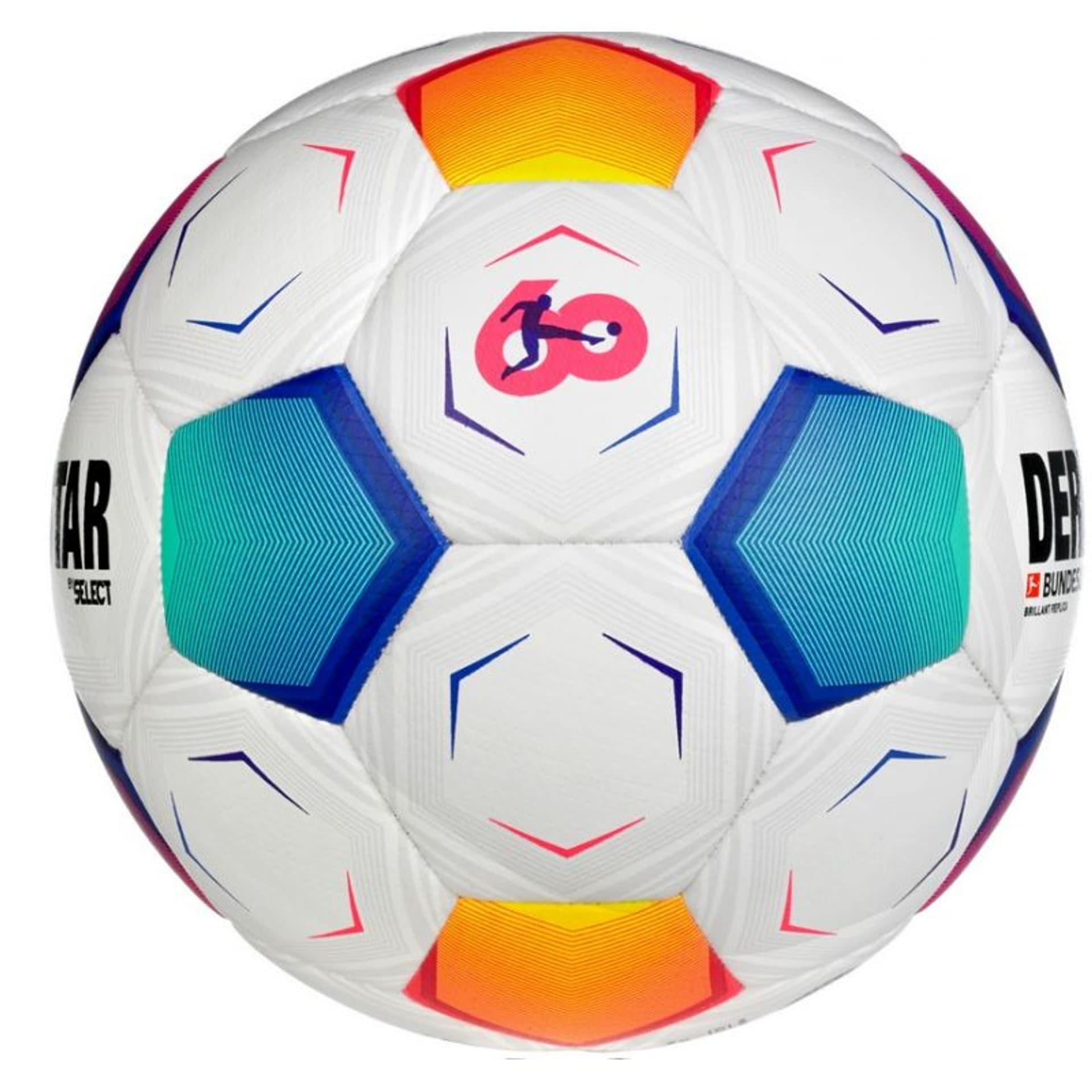 

Piłka Select DerbyStar Bundesliga 2023 Brillant Replica 3955 (kolor Biały, rozmiar 4)
