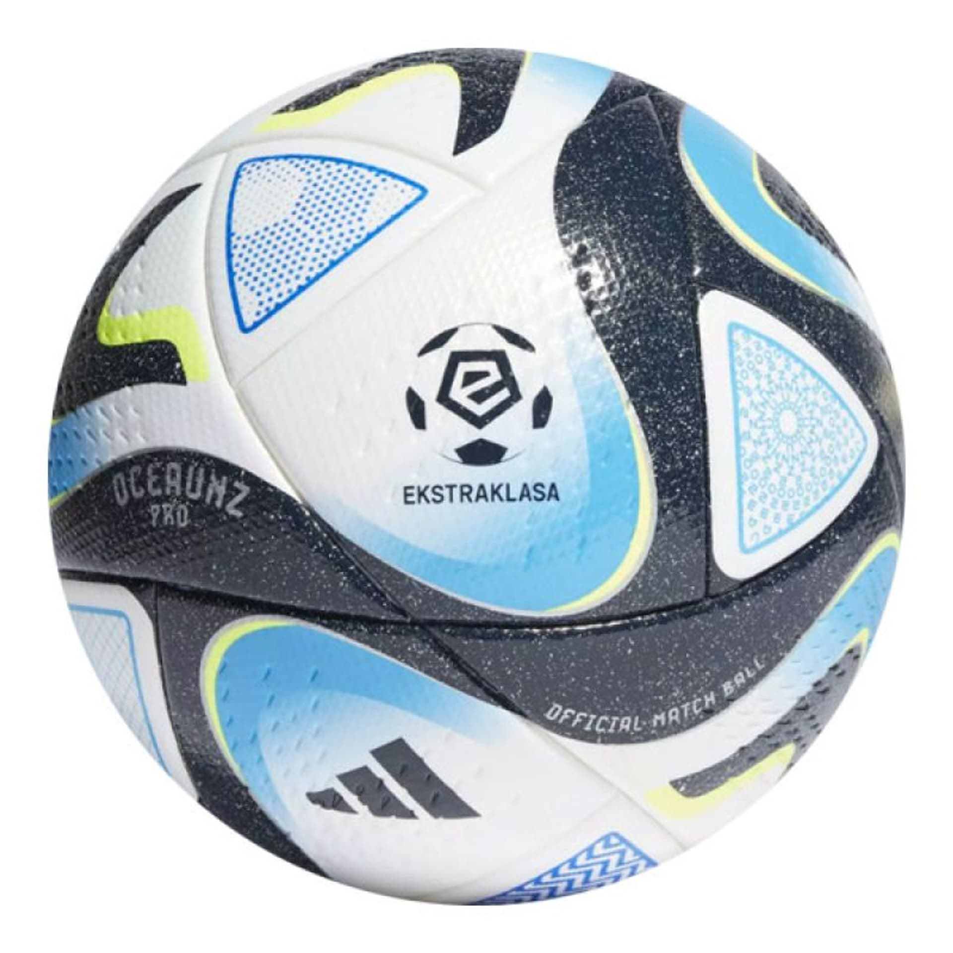 

Piłka nożna adidas Ekstraklasa Pro (kolor Biały. Niebieski, rozmiar 5)