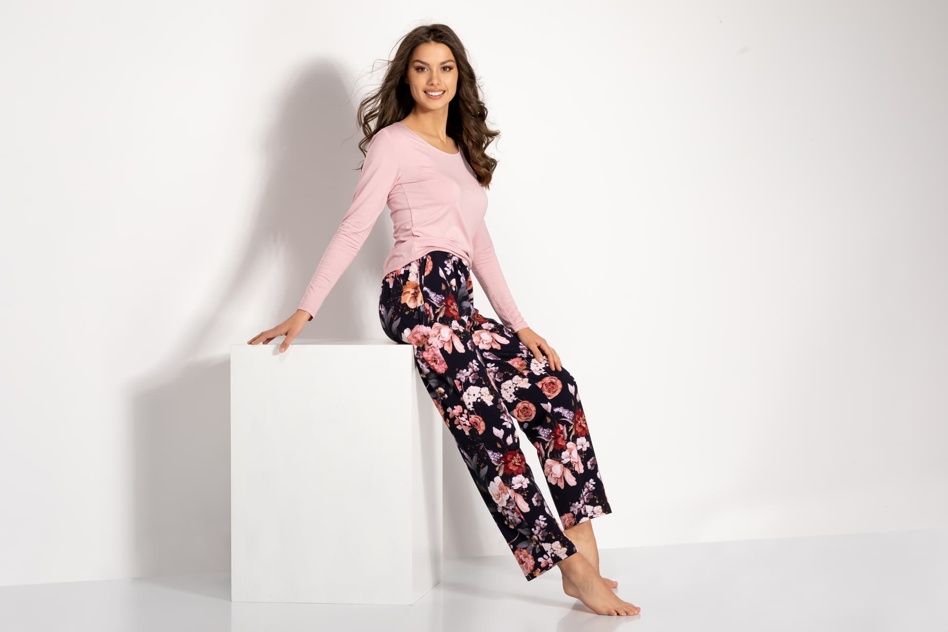 

Piżama Chance Pink-Navy (Rozmiar S)